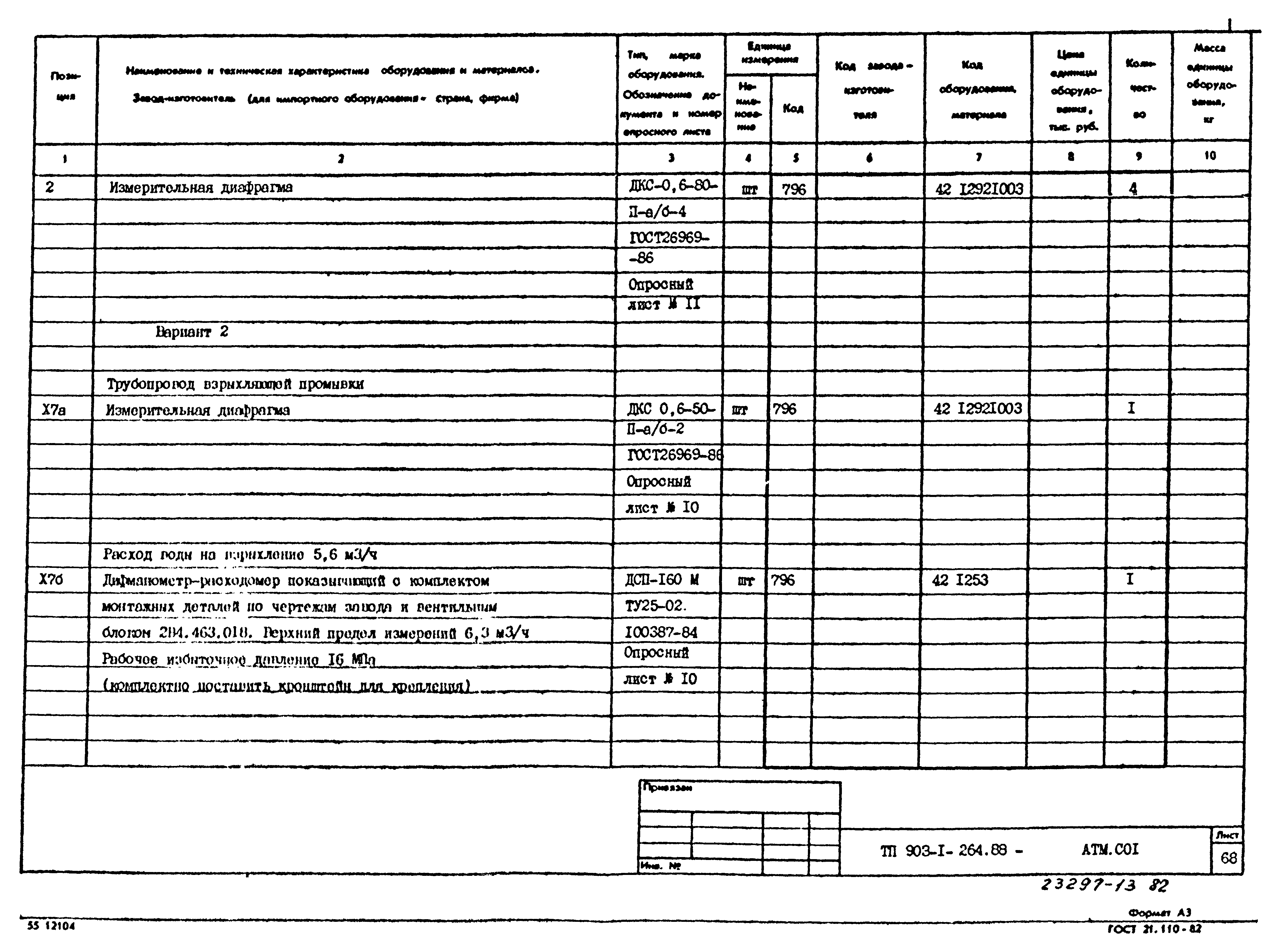 Типовой проект 903-1-264.88