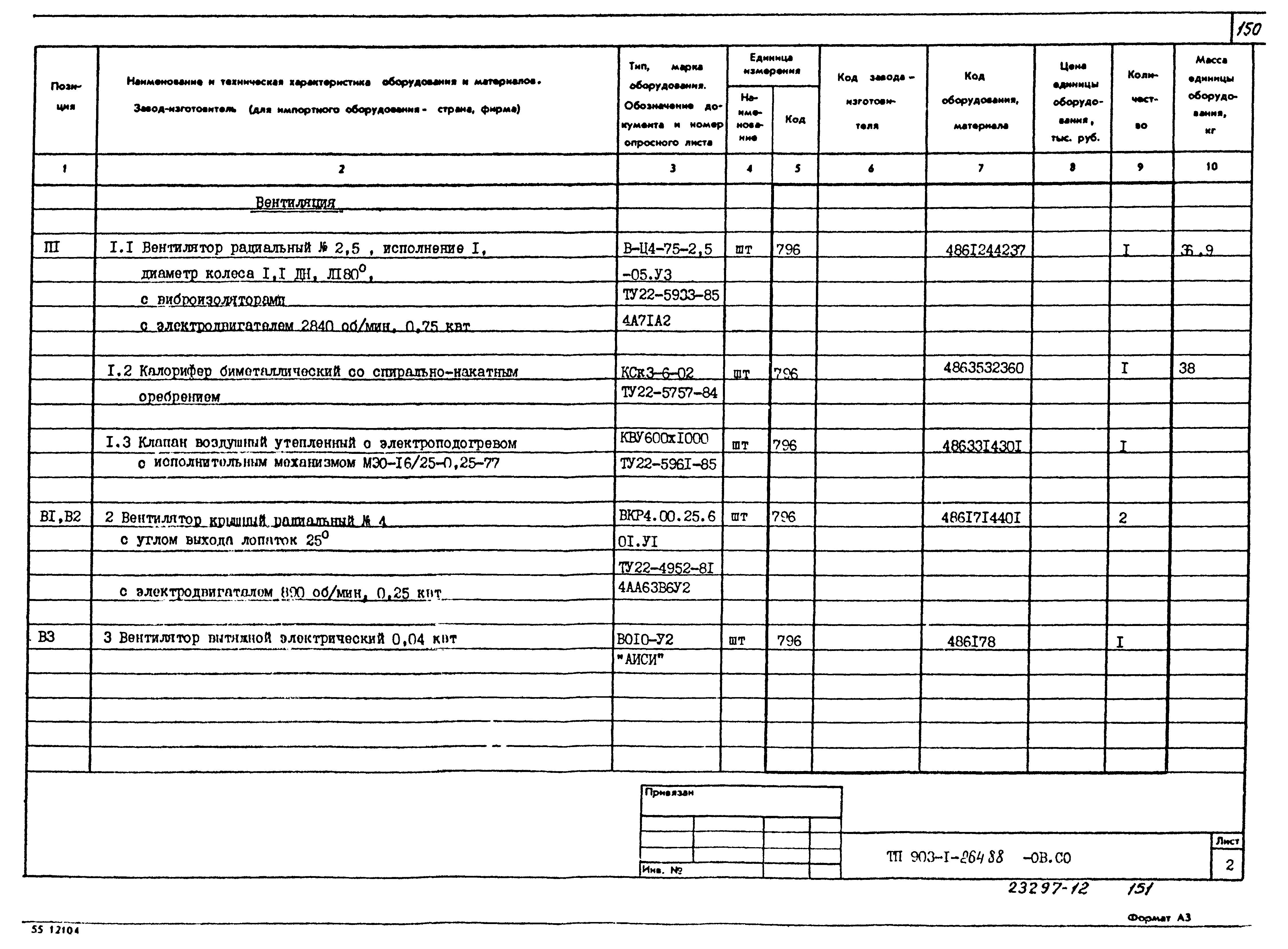 Типовой проект 903-1-264.88