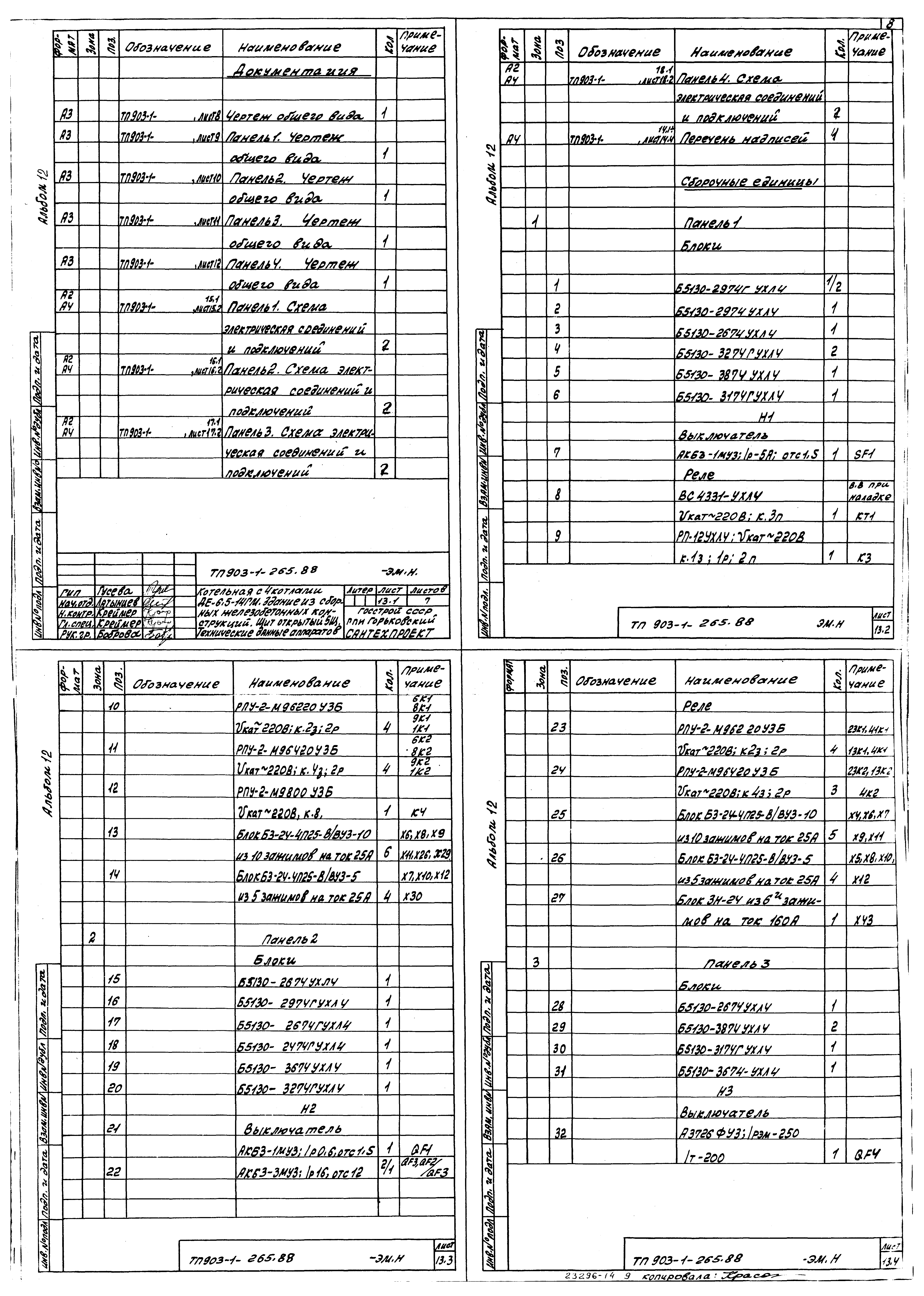 Типовой проект 903-1-264.88