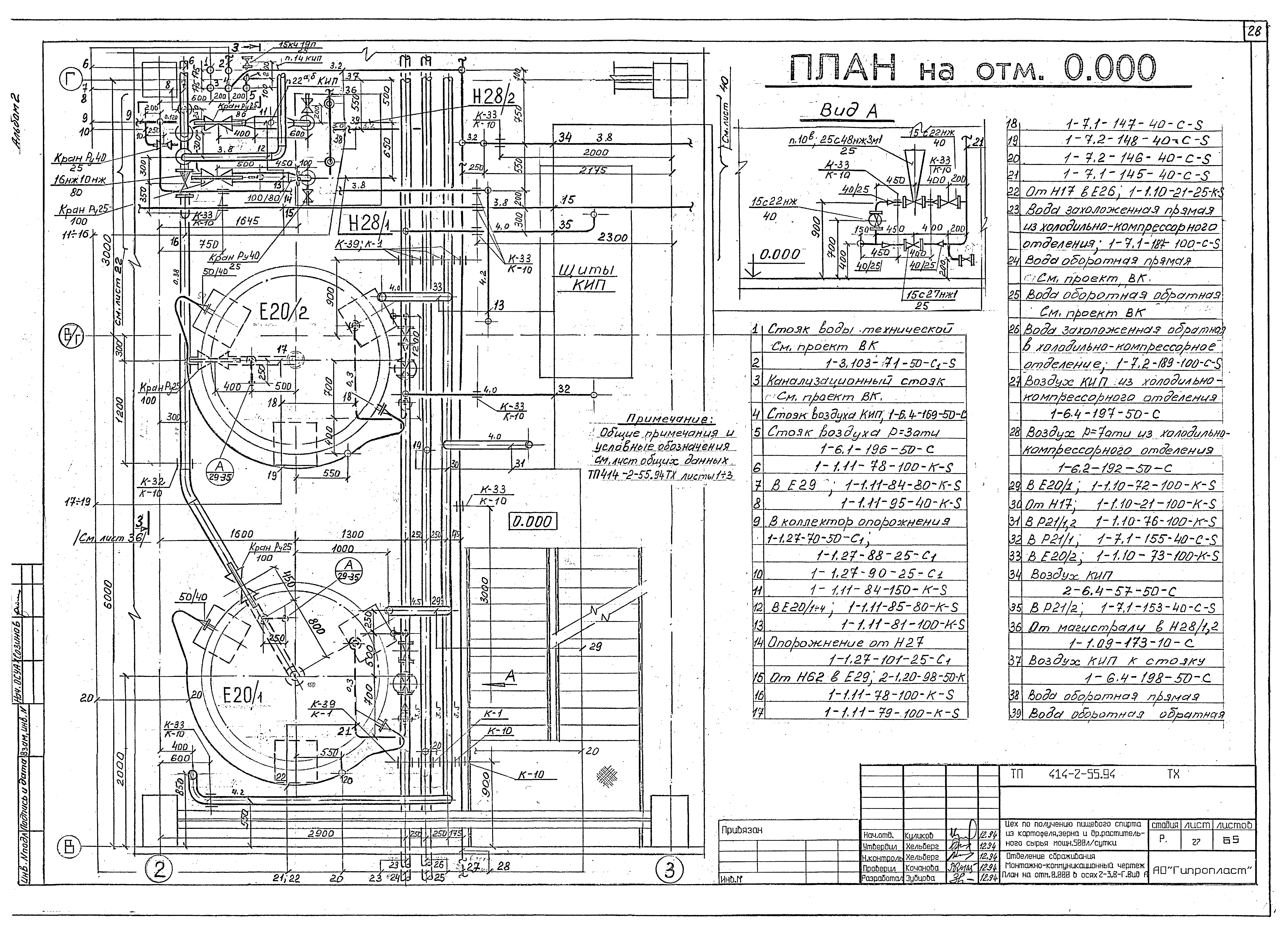 Типовой проект 414-2-55.94