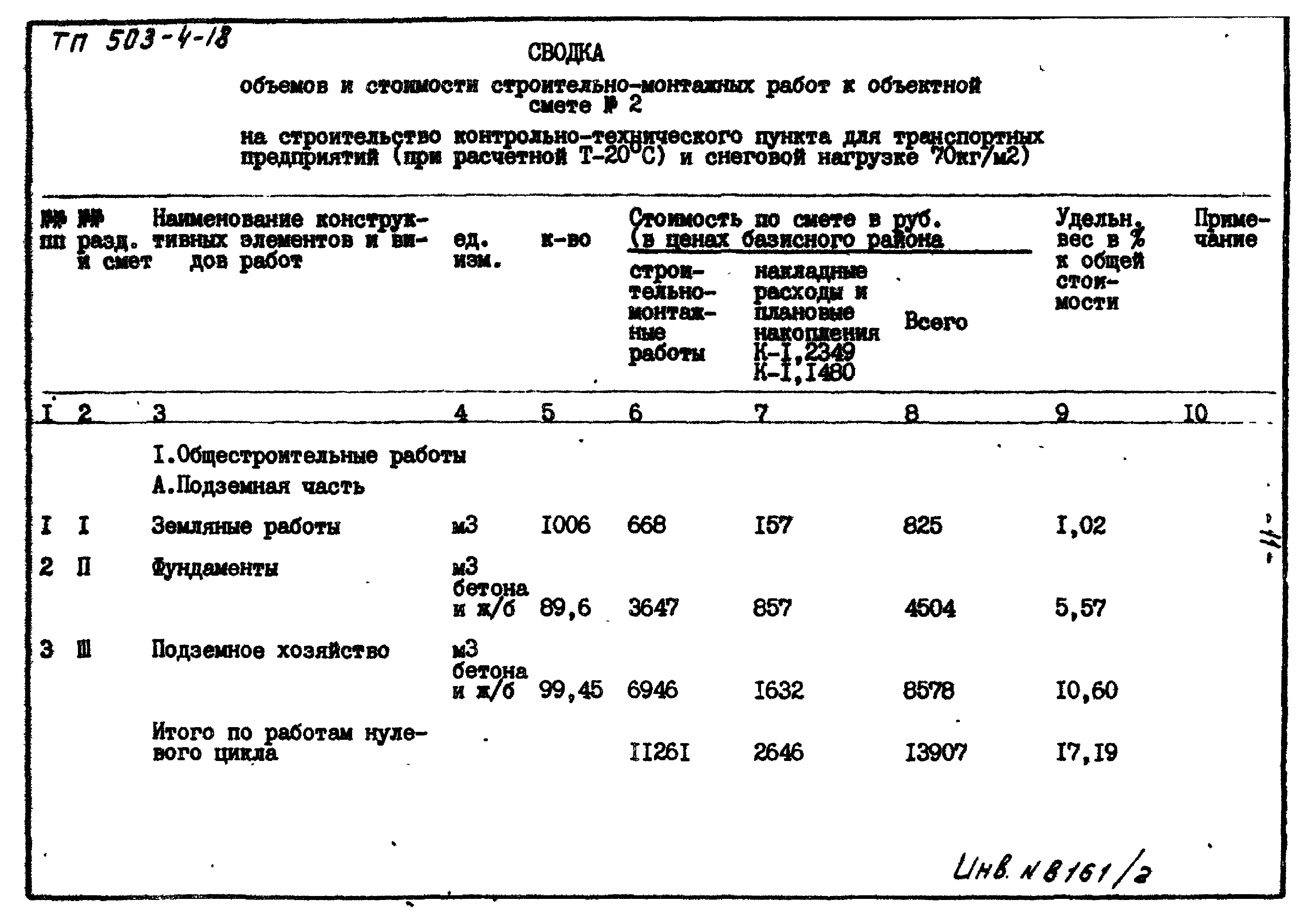 Типовой проект 503-4-18