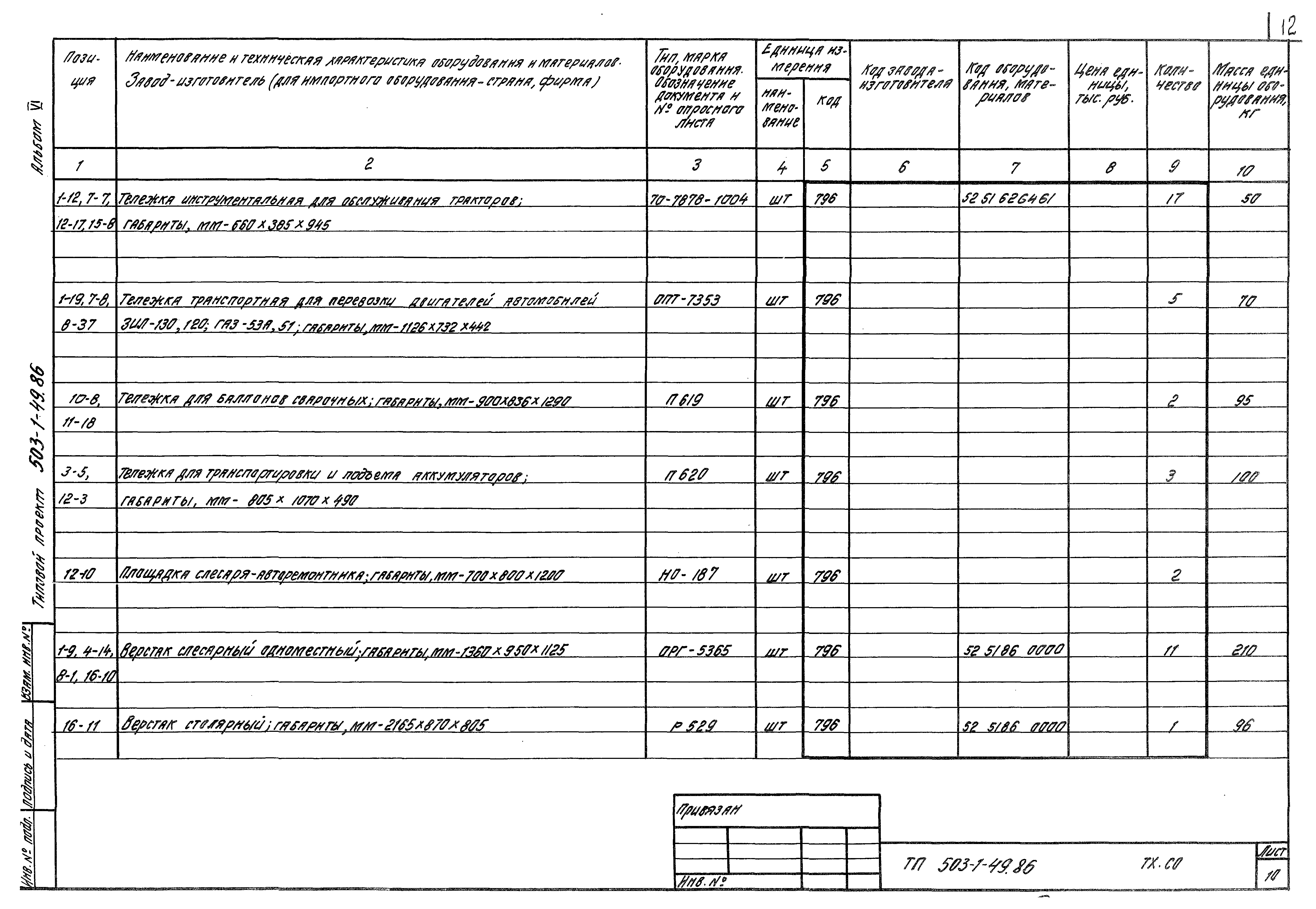 Типовой проект 503-1-49.86