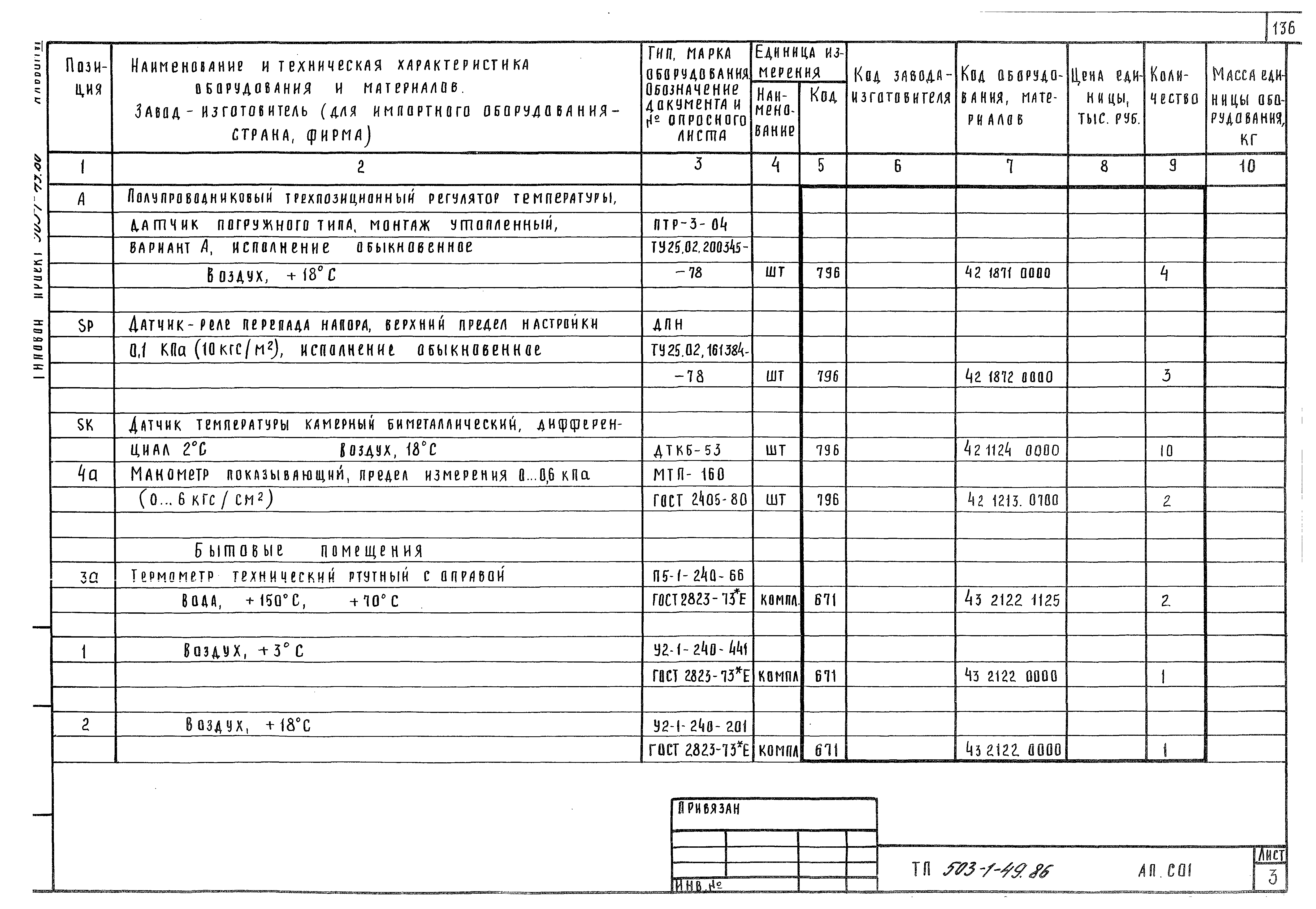 Типовой проект 503-1-49.86