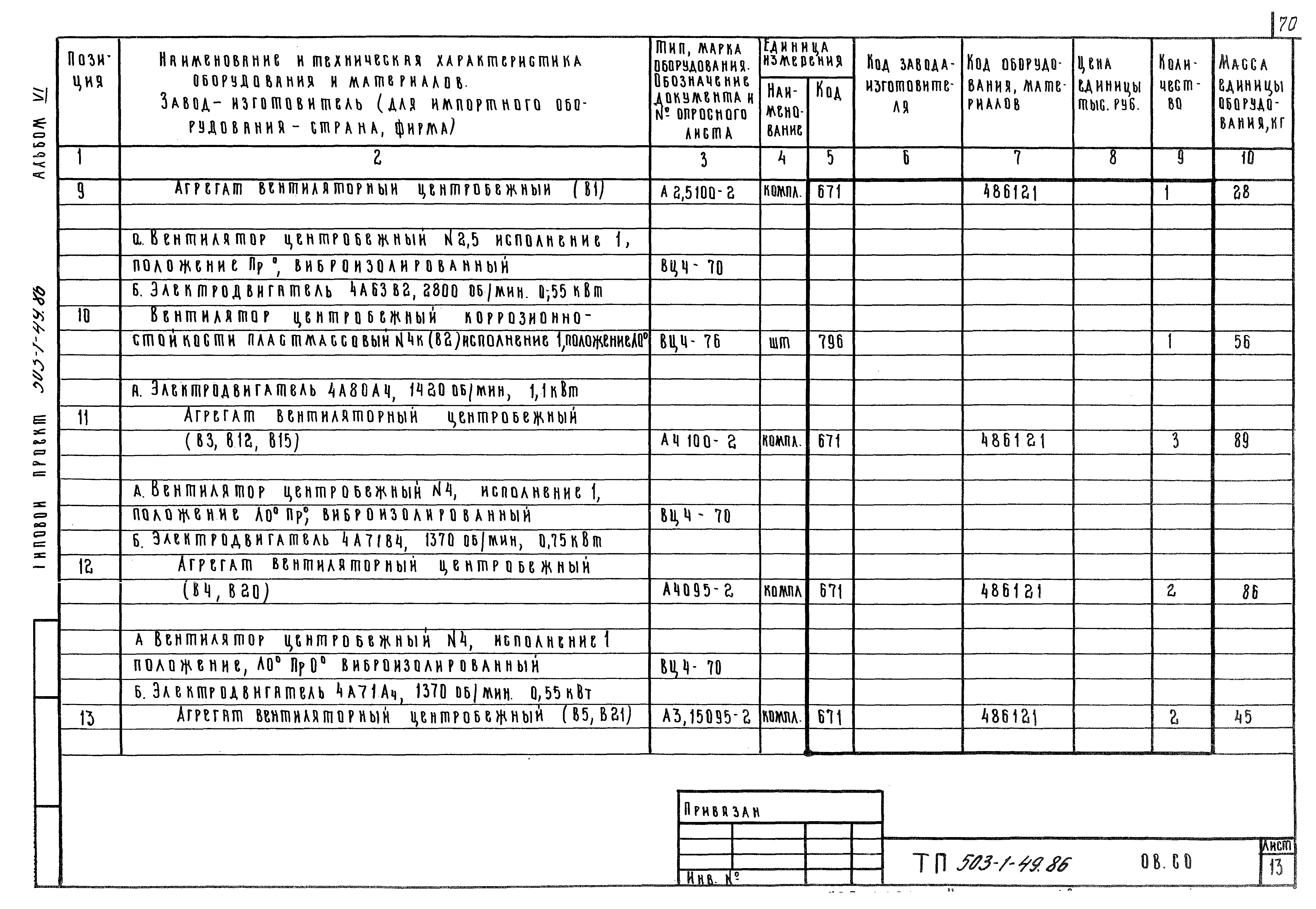 Типовой проект 503-1-49.86