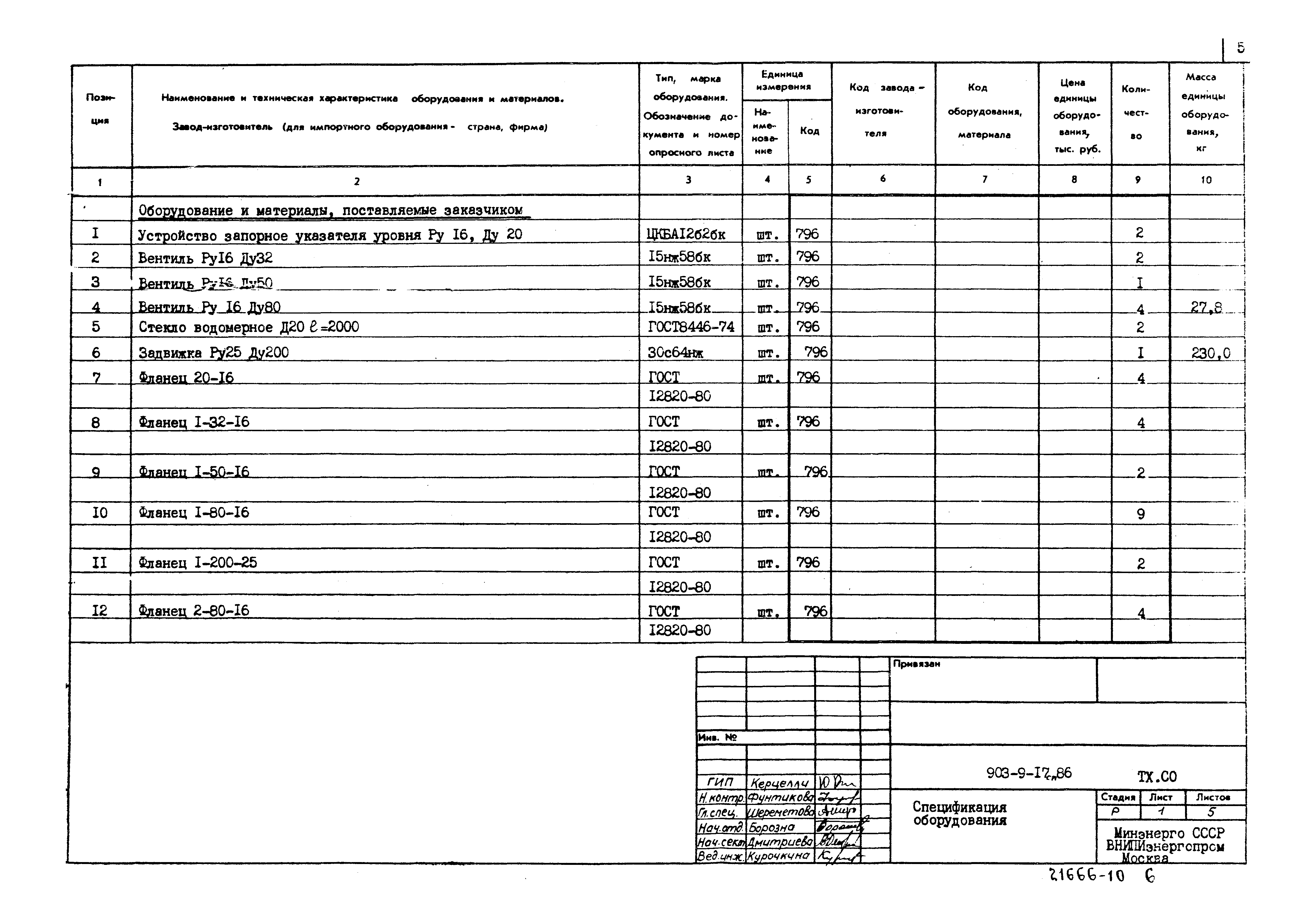 Типовой проект 903-9-17сп.86