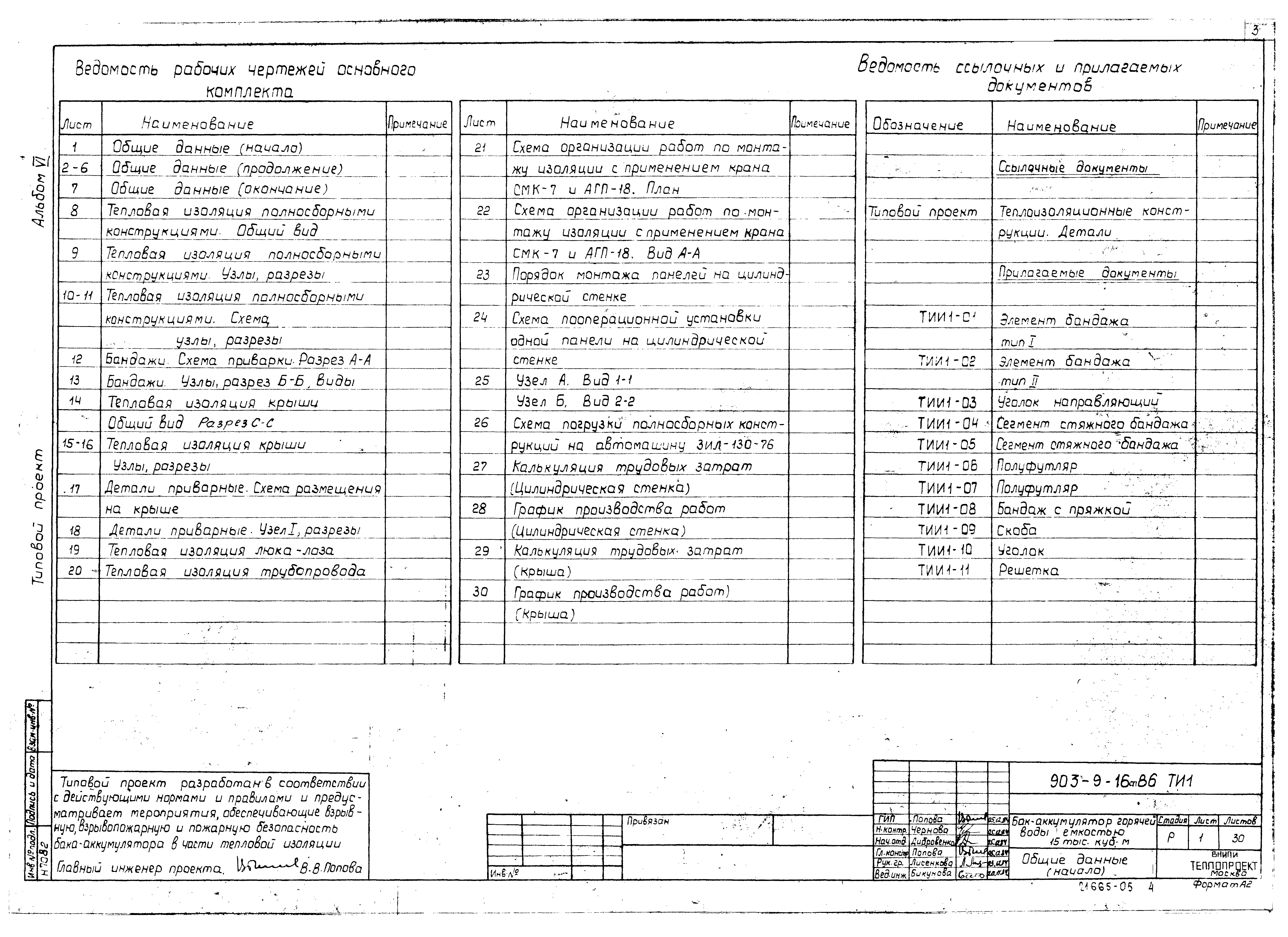 Типовой проект 903-9-16сп.86