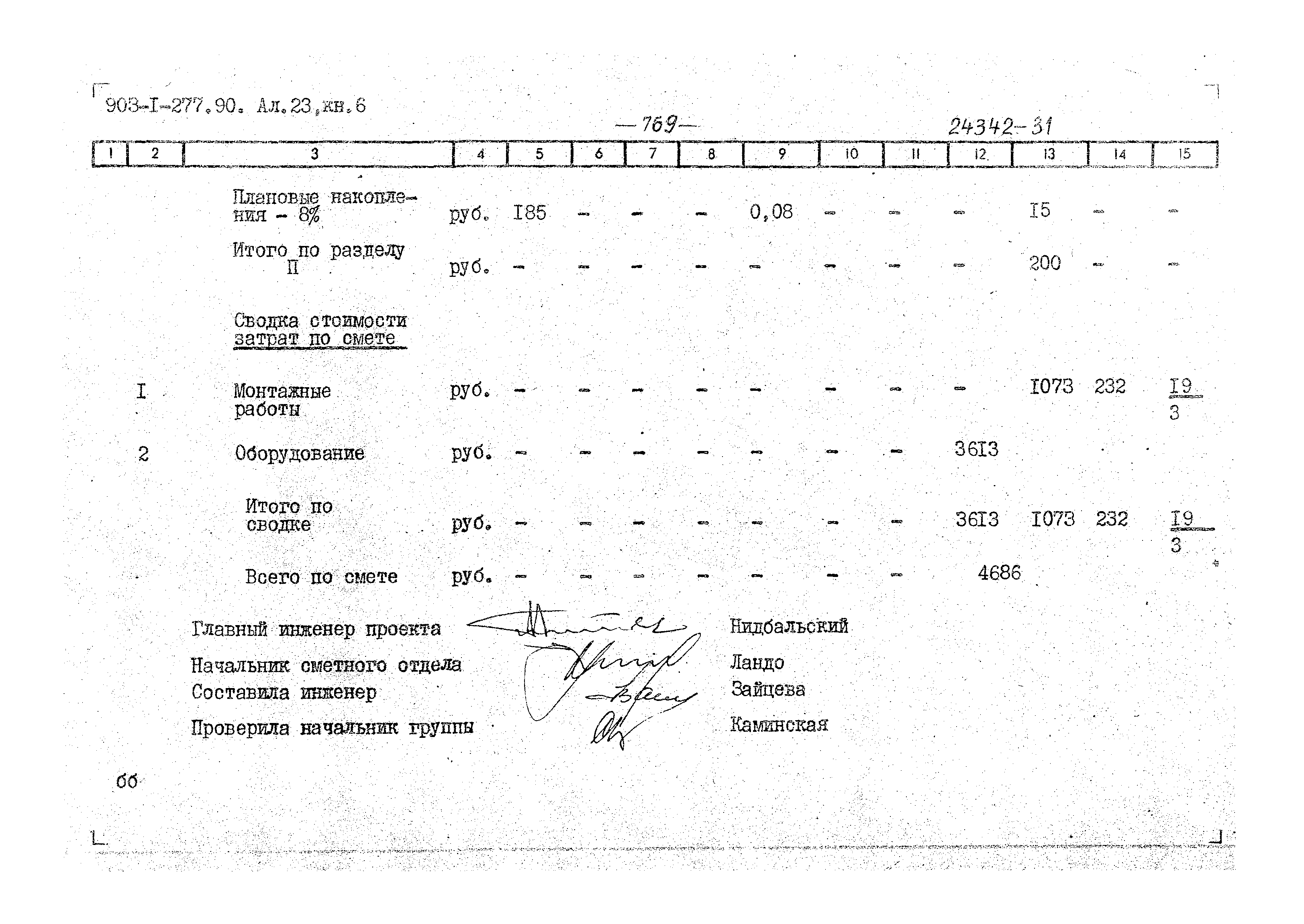 Типовой проект 903-1-277.90