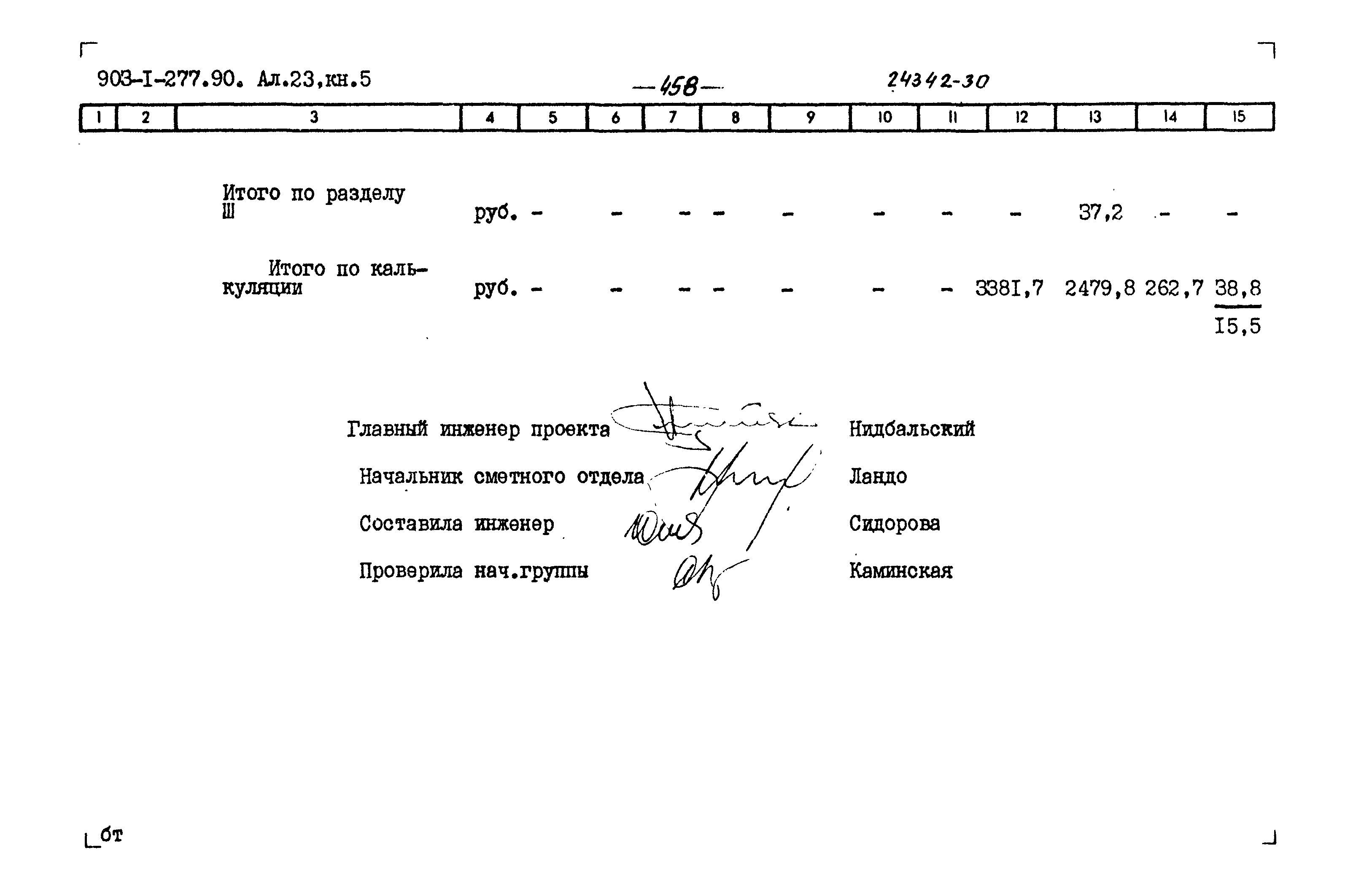 Типовой проект 903-1-277.90