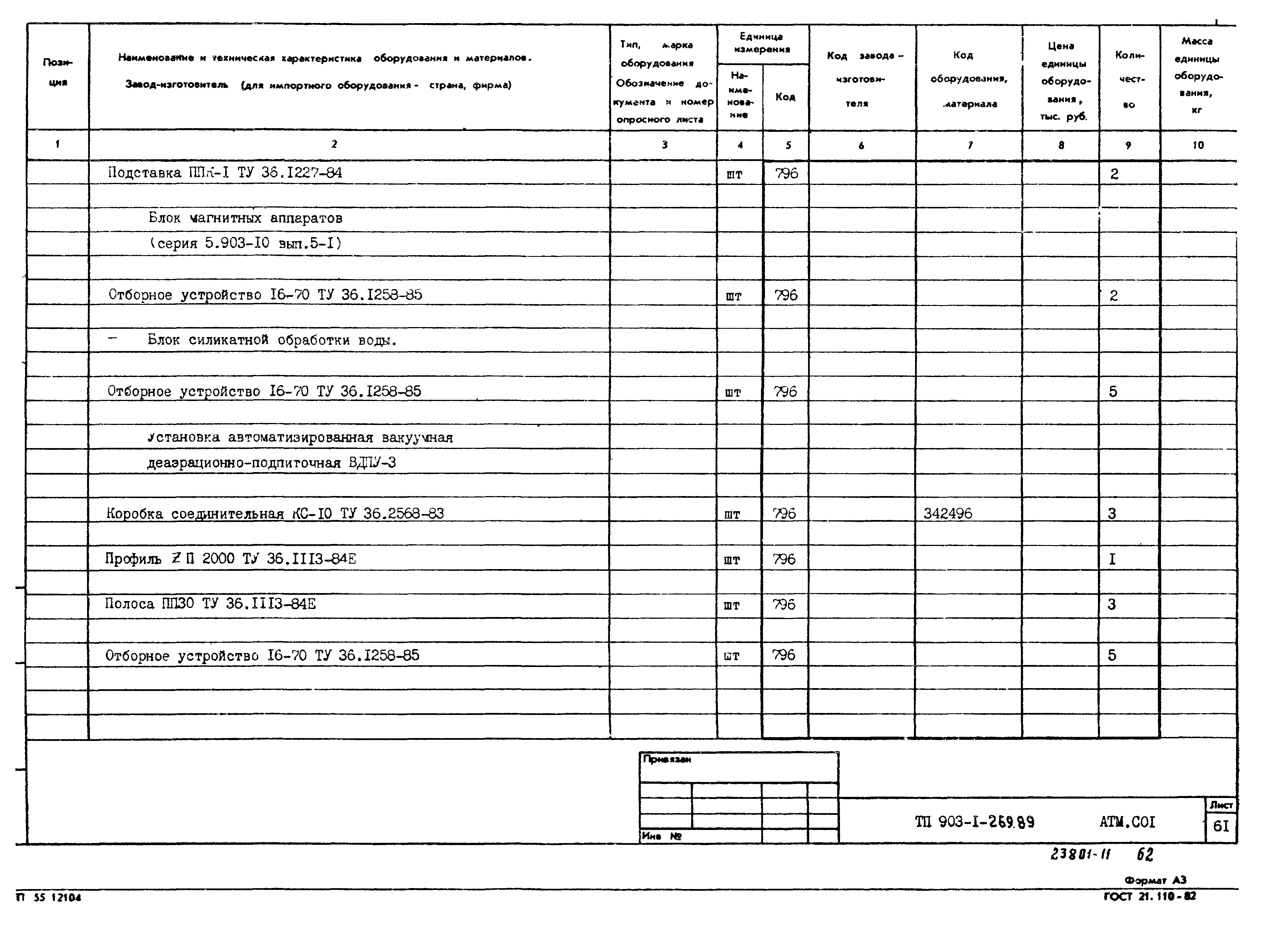 Типовой проект 903-1-269.89