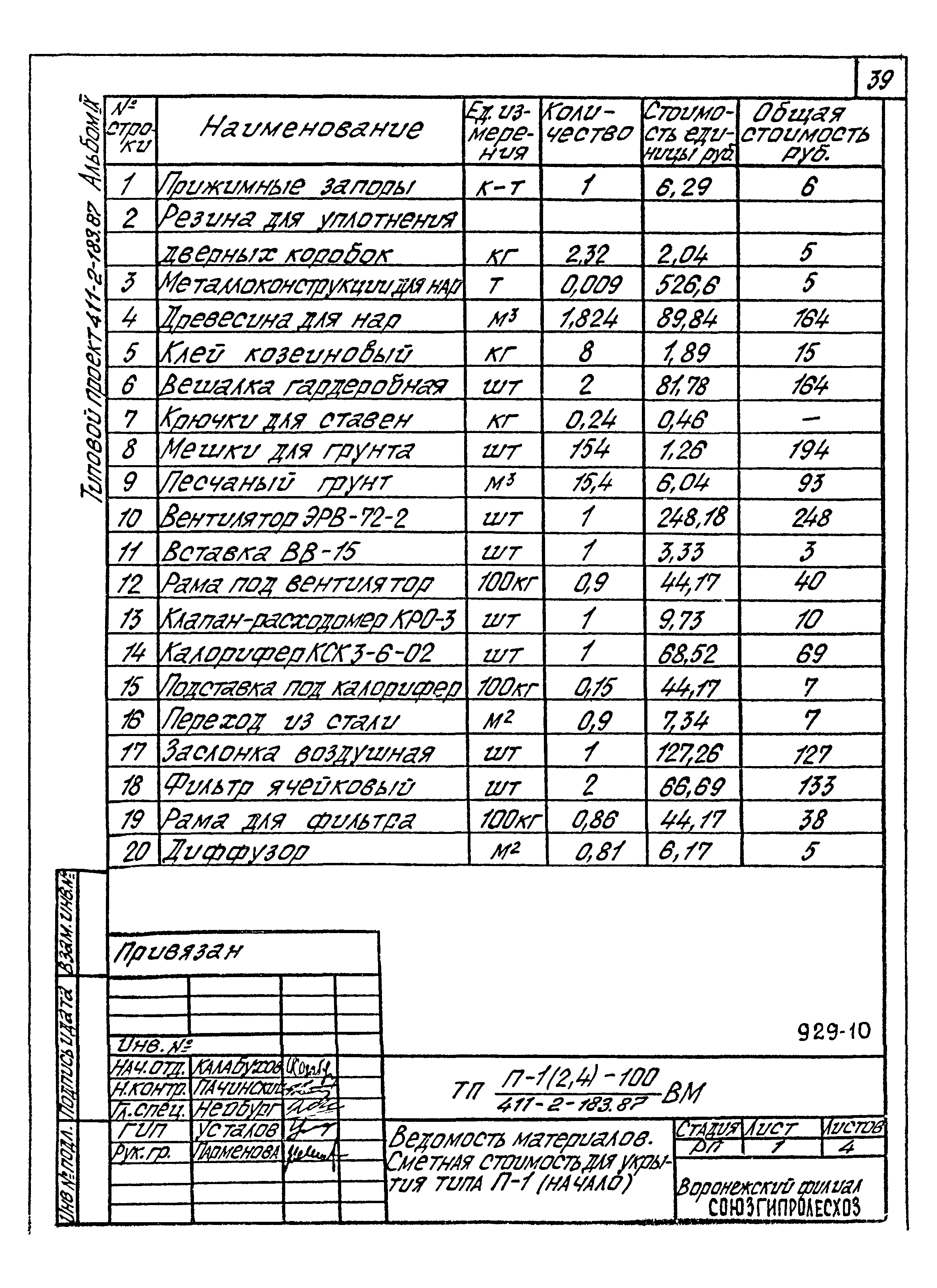 Типовой проект 411-2-183.87