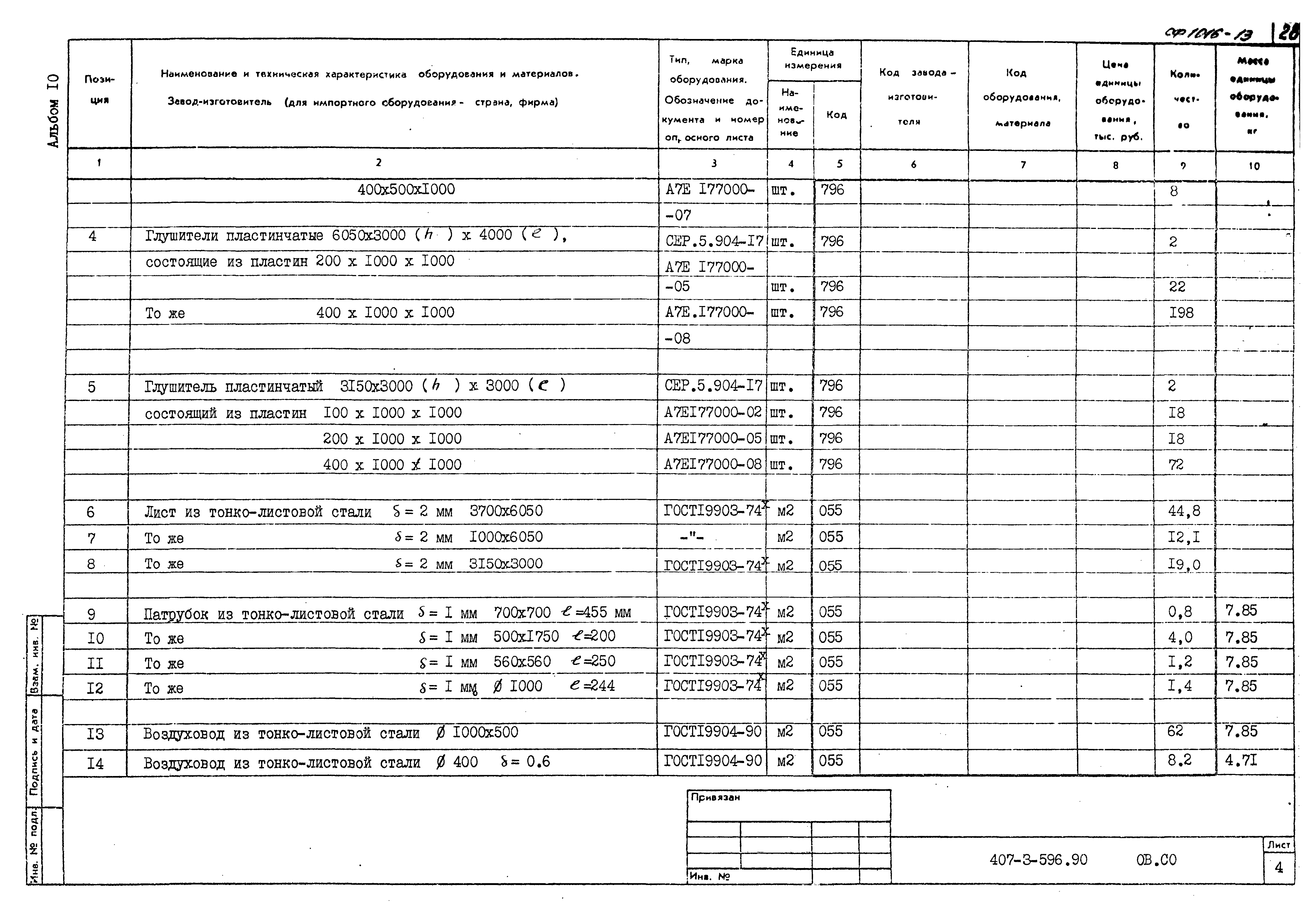 Типовой проект 407-3-596.90