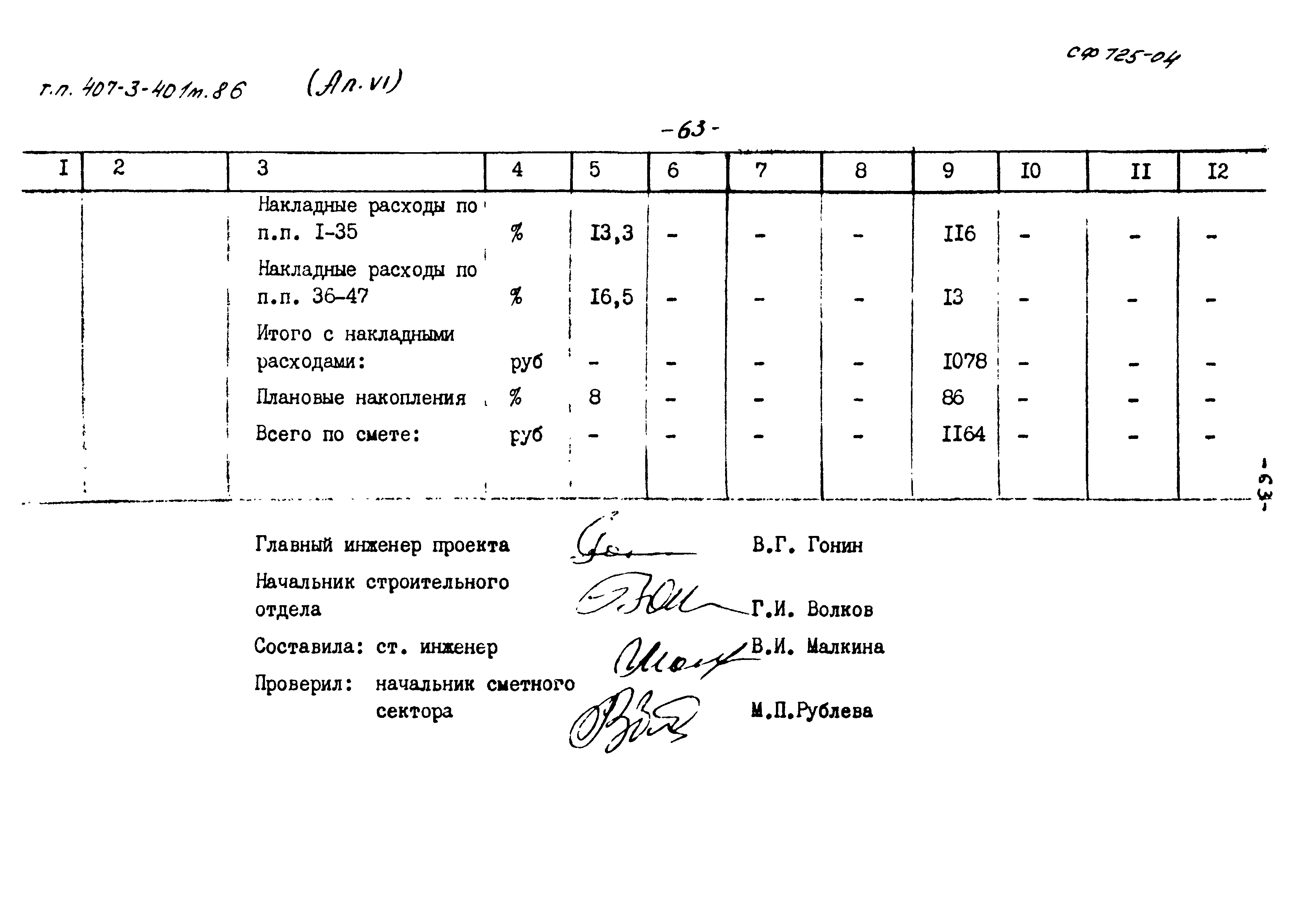 Типовой проект 407-3-401м.86