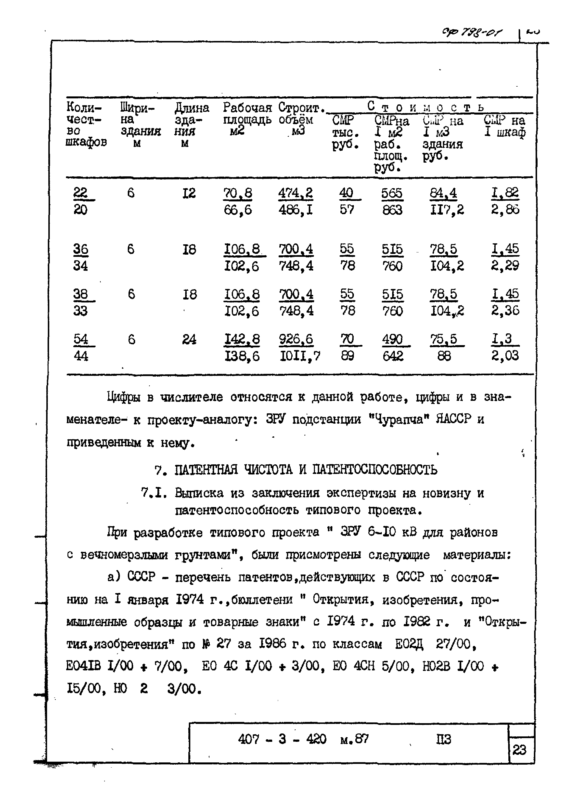 Типовой проект 407-3-423м.87