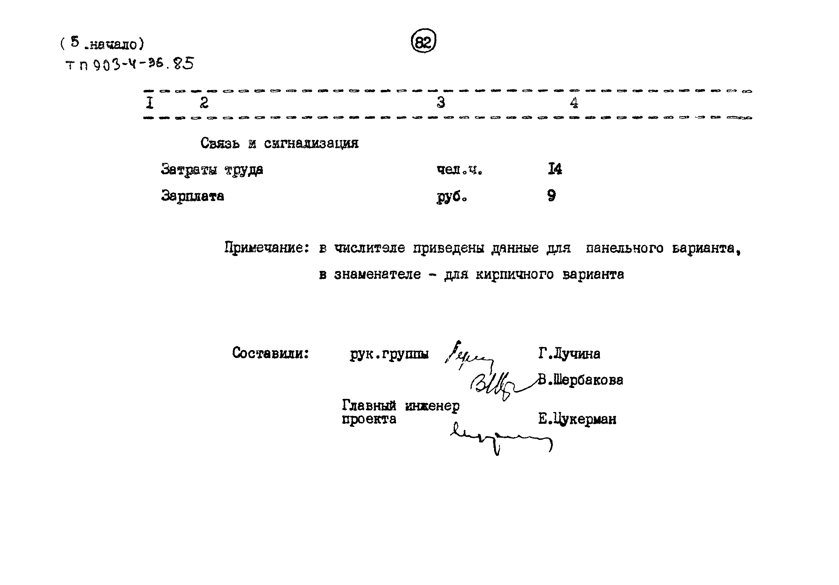 Типовой проект 903-4-36.85