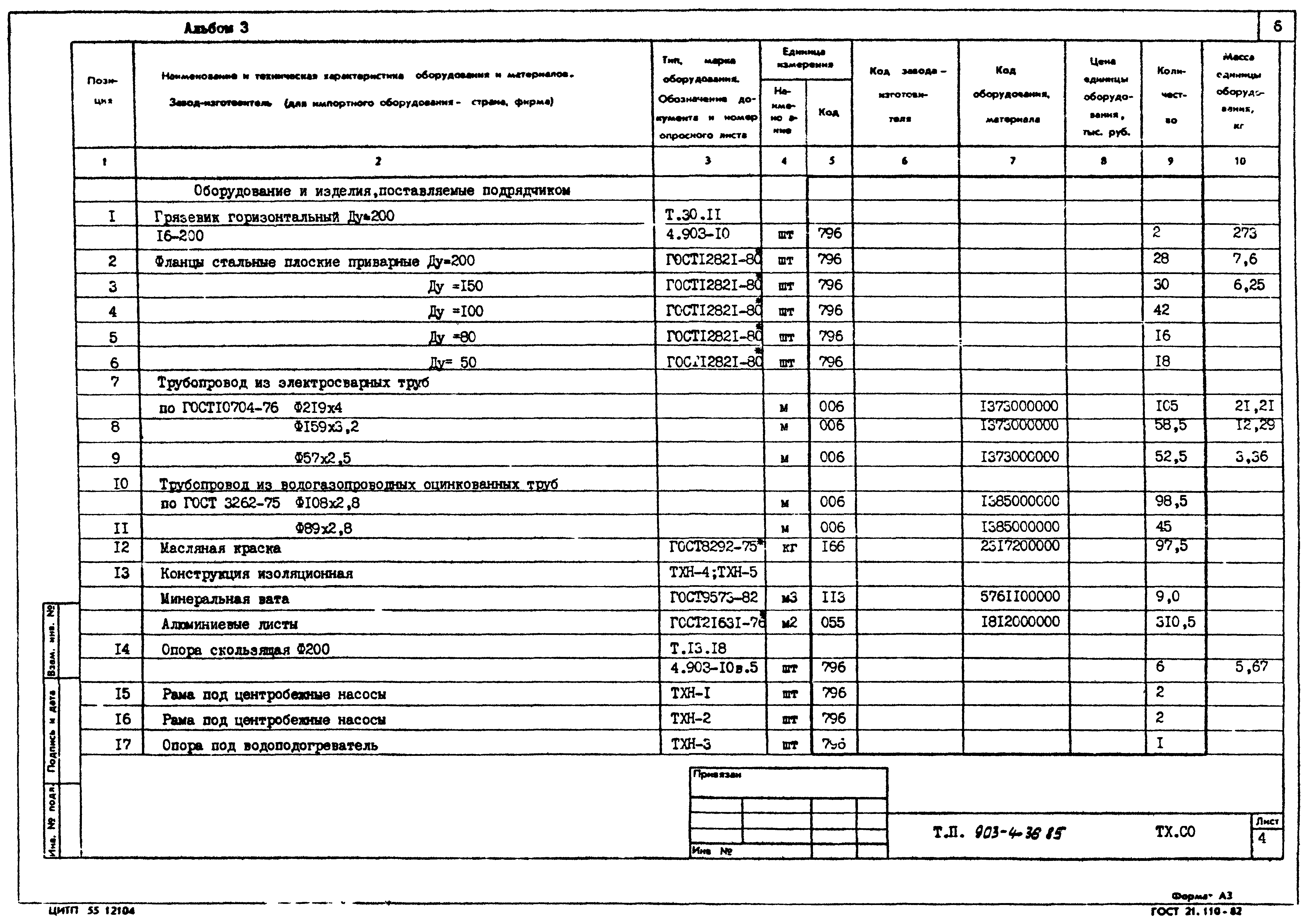 Типовой проект 903-4-36.85