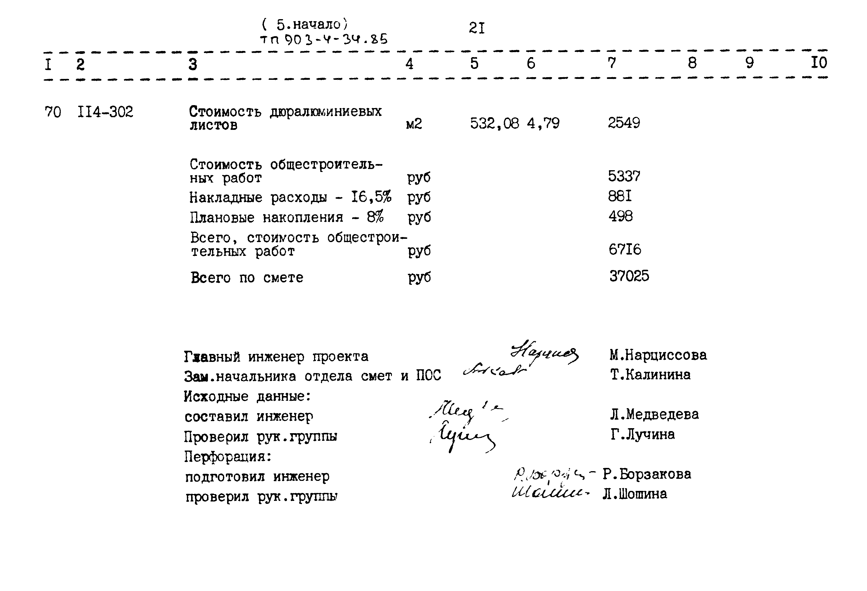 Типовой проект 903-4-34.85