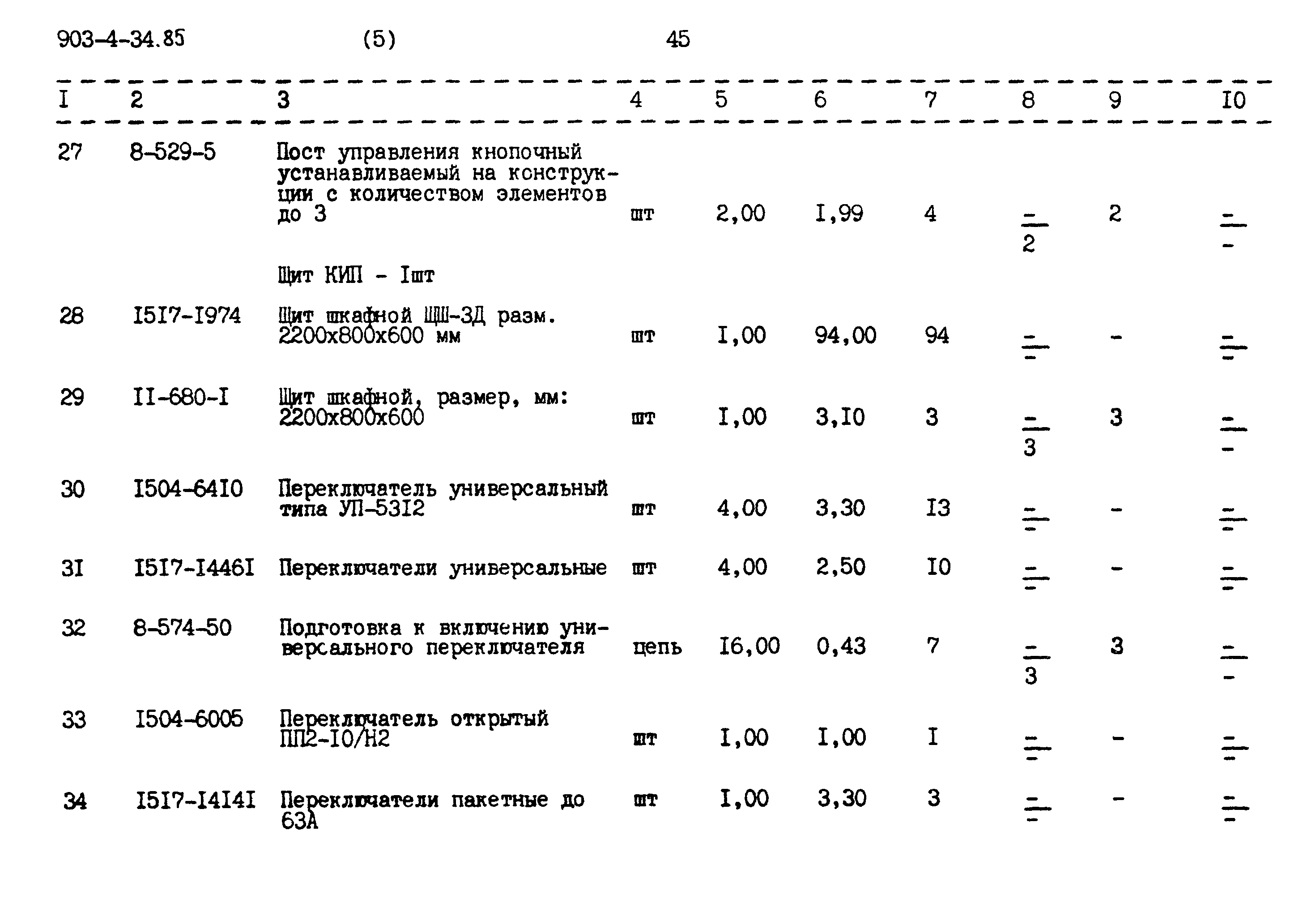 Типовой проект 903-4-34.85