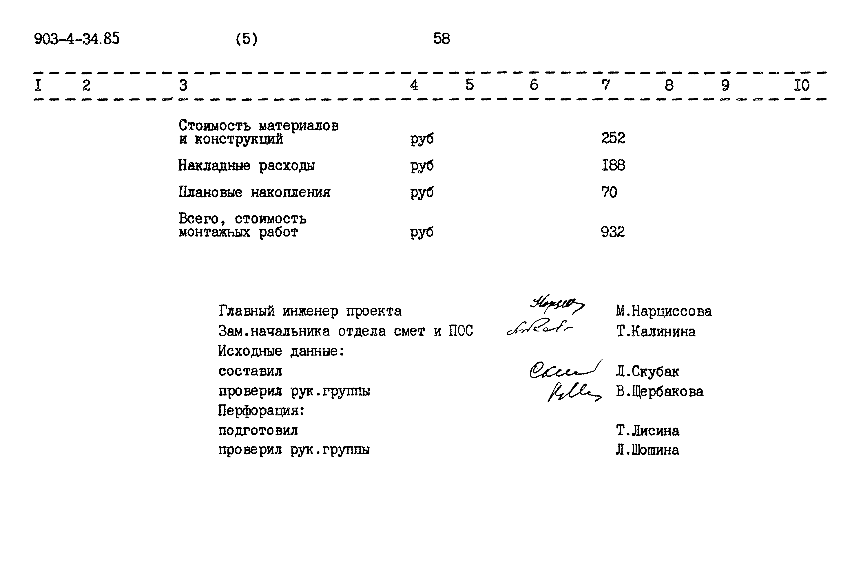 Типовой проект 903-4-34.85
