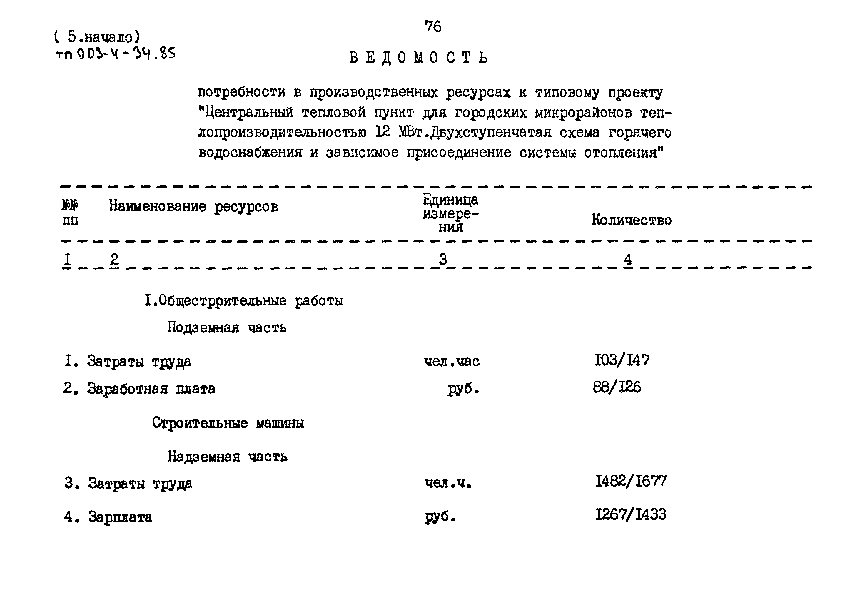 Типовой проект 903-4-34.85