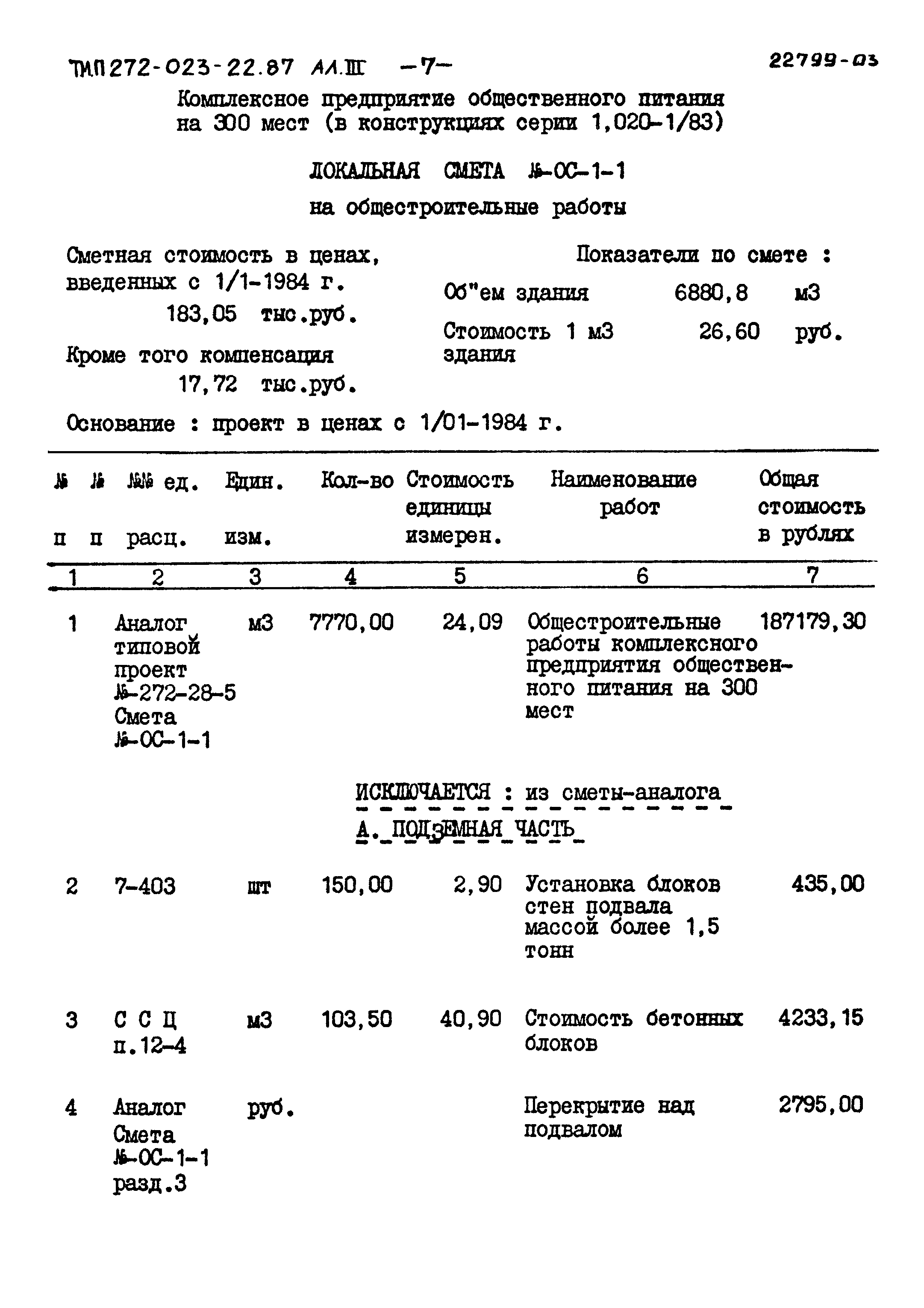 Типовой проект 272-023-22.87