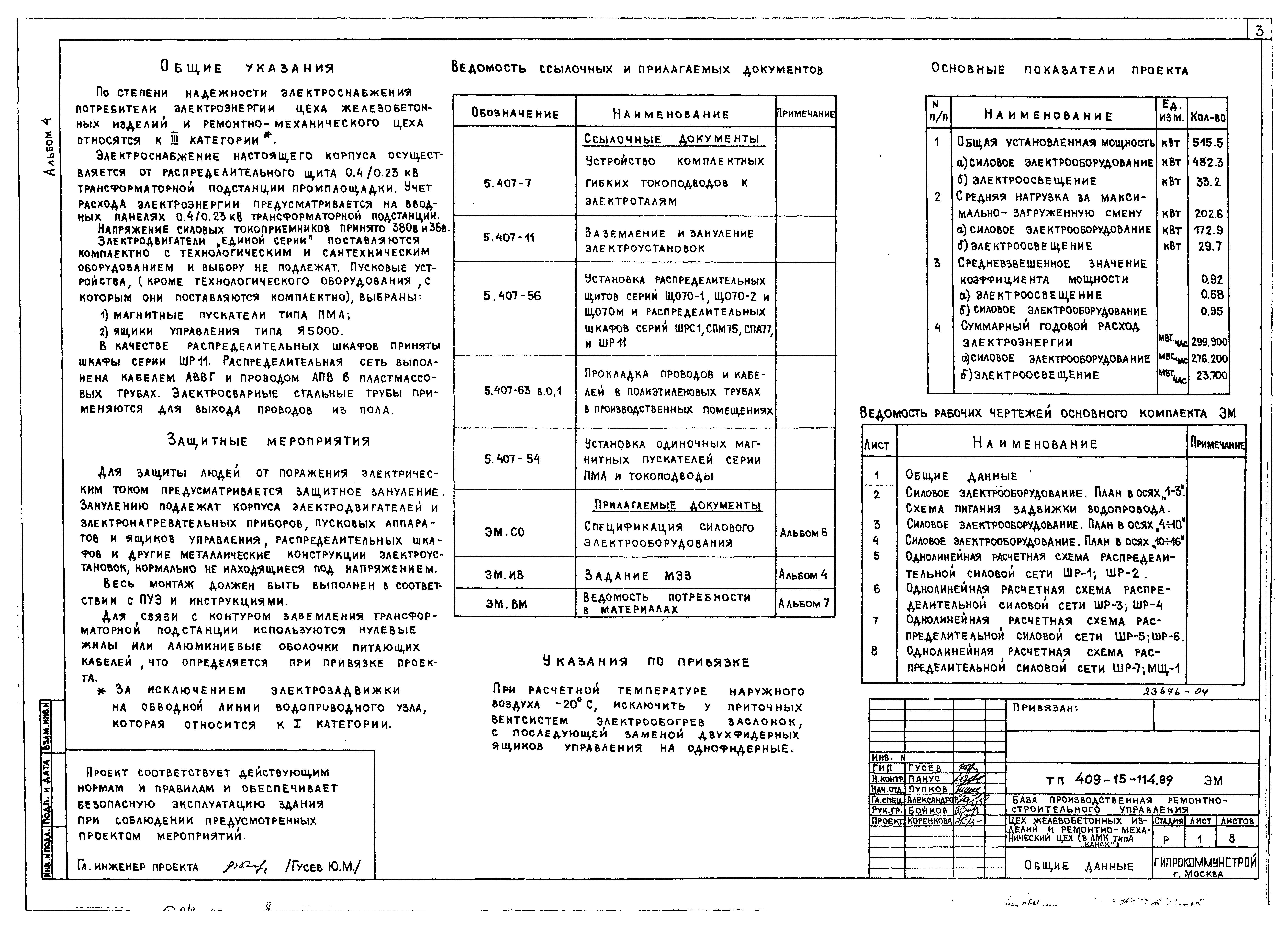 Типовой проект 409-15-114.89