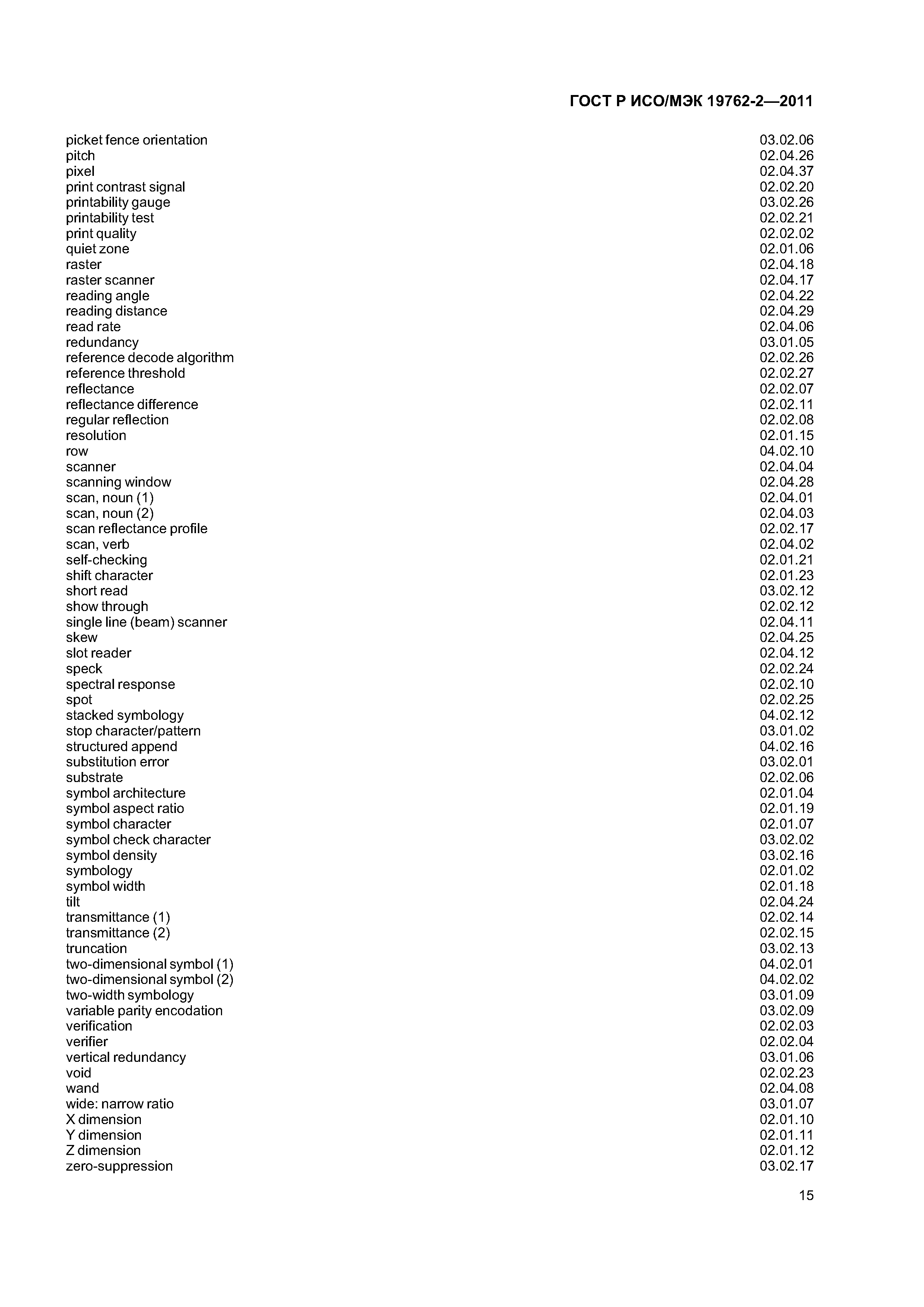 ГОСТ Р ИСО/МЭК 19762-2-2011