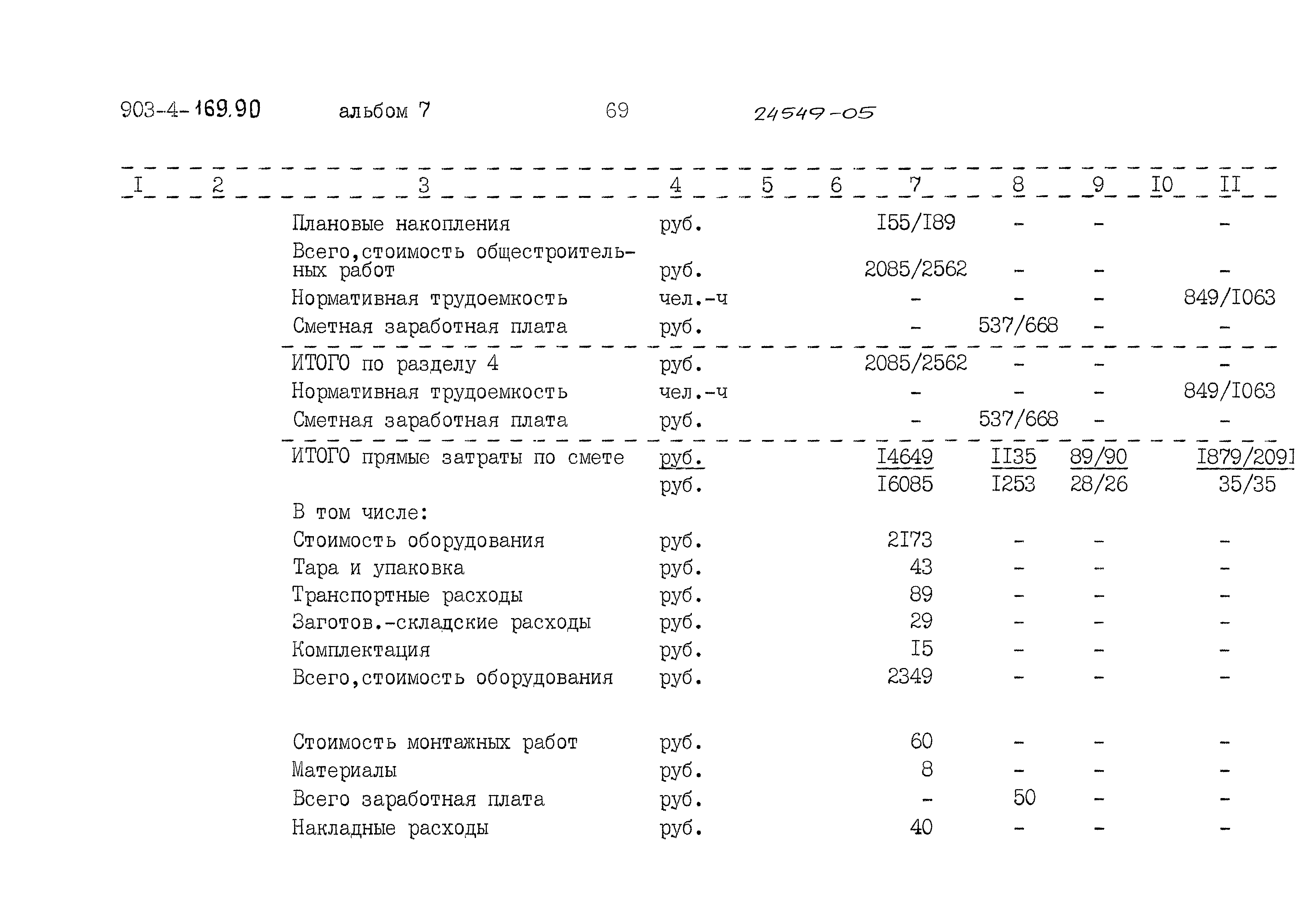 Типовой проект 903-4-169.90