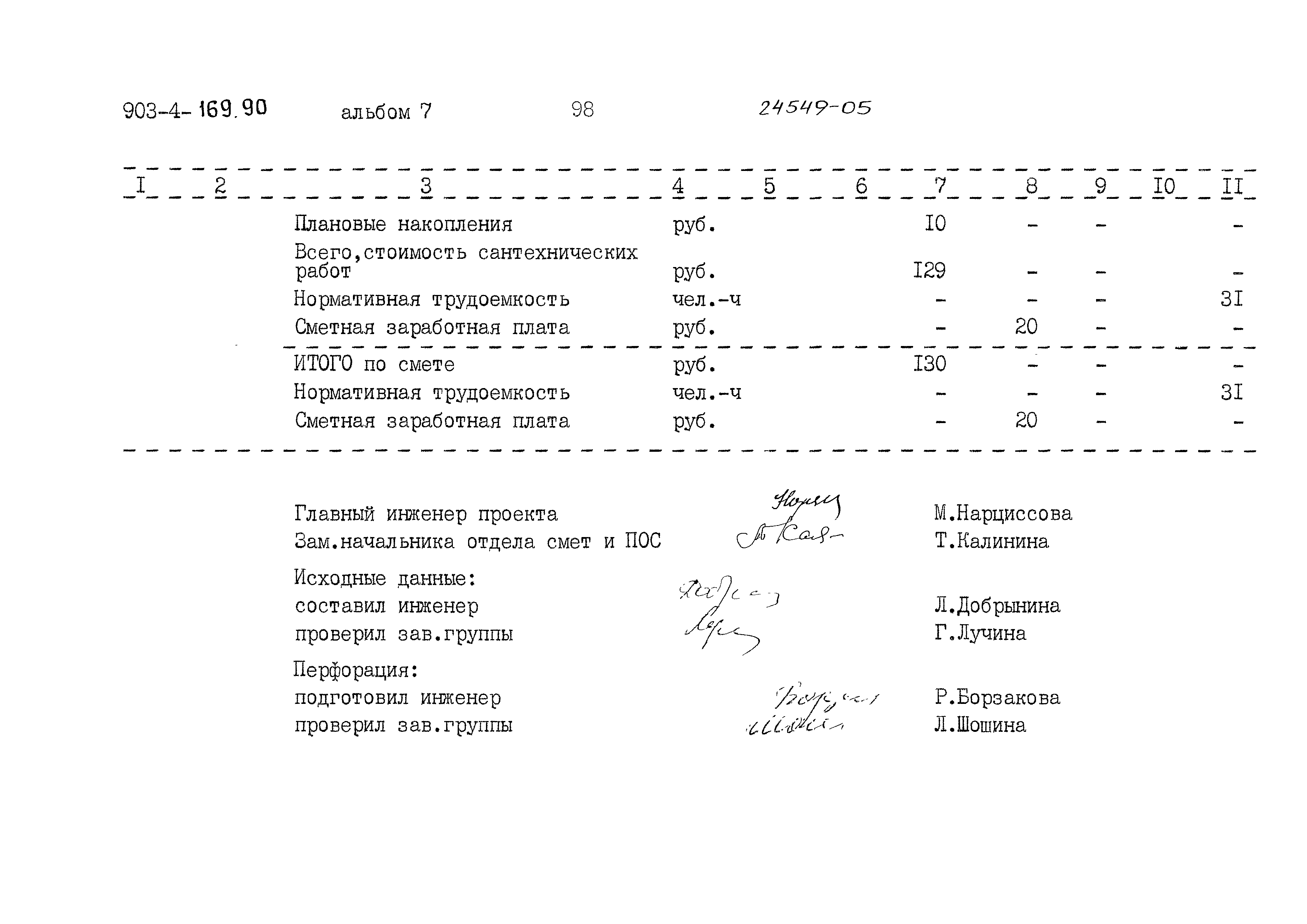 Типовой проект 903-4-169.90