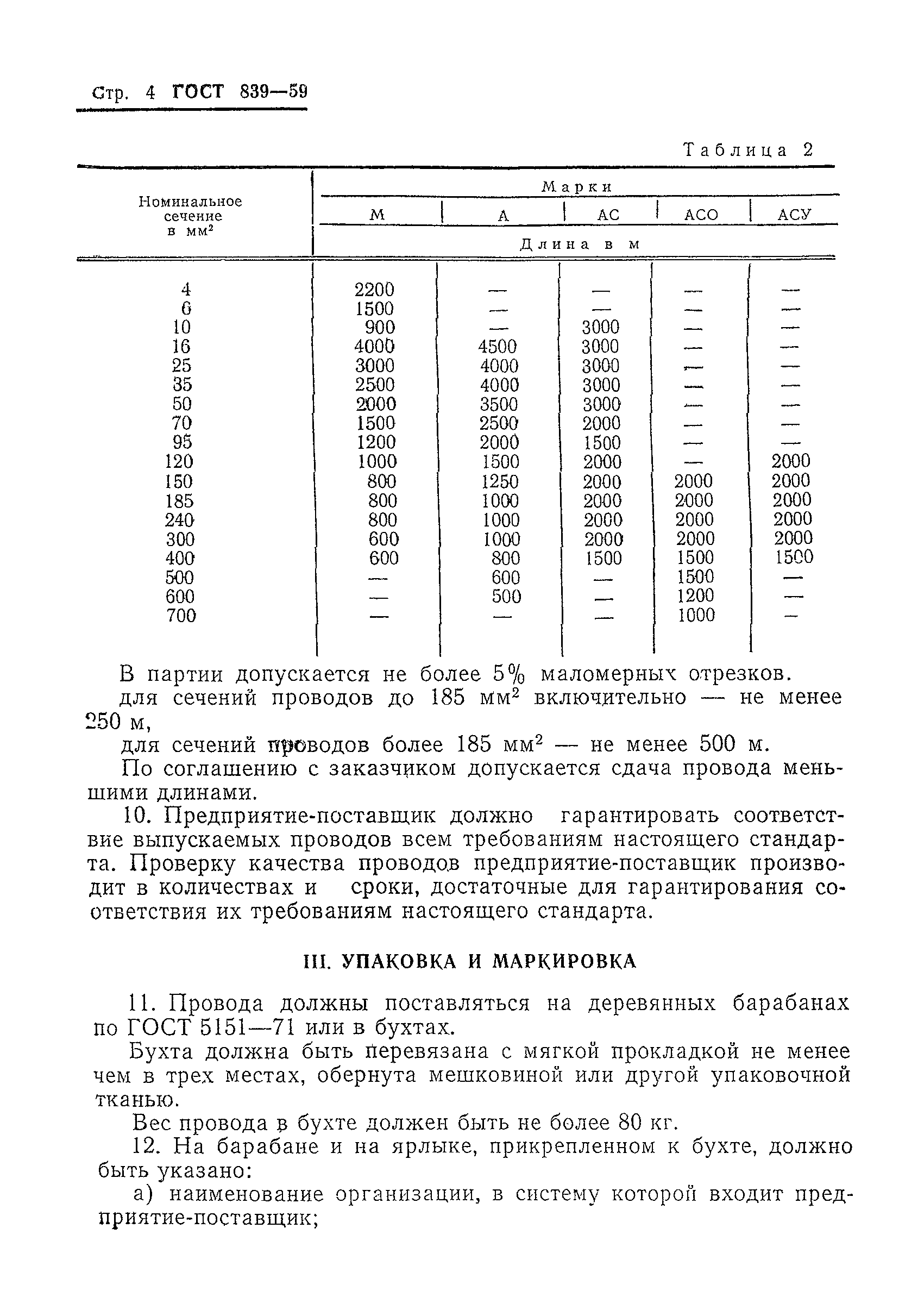 ГОСТ 839-59
