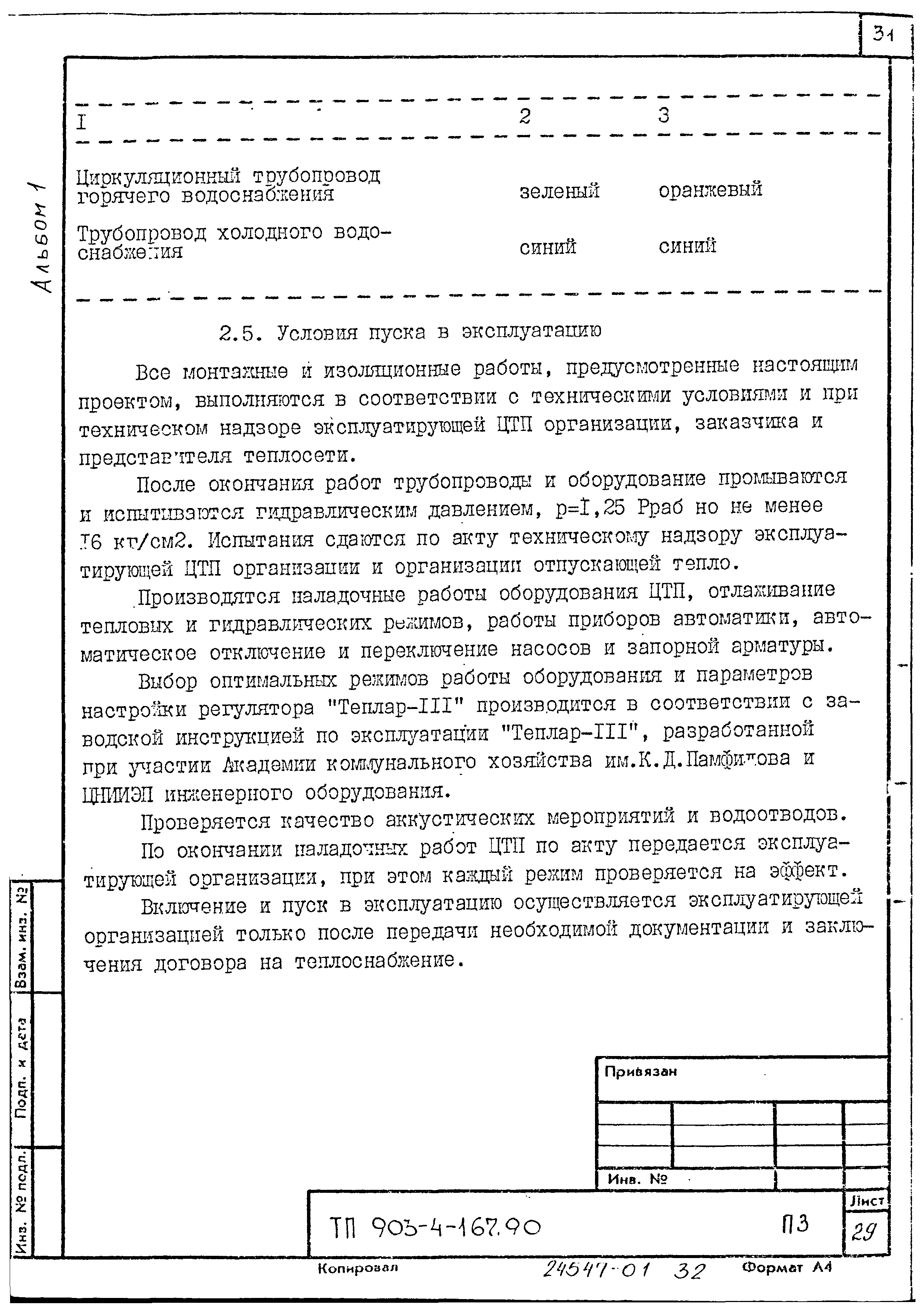 Типовой проект 903-4-168.90