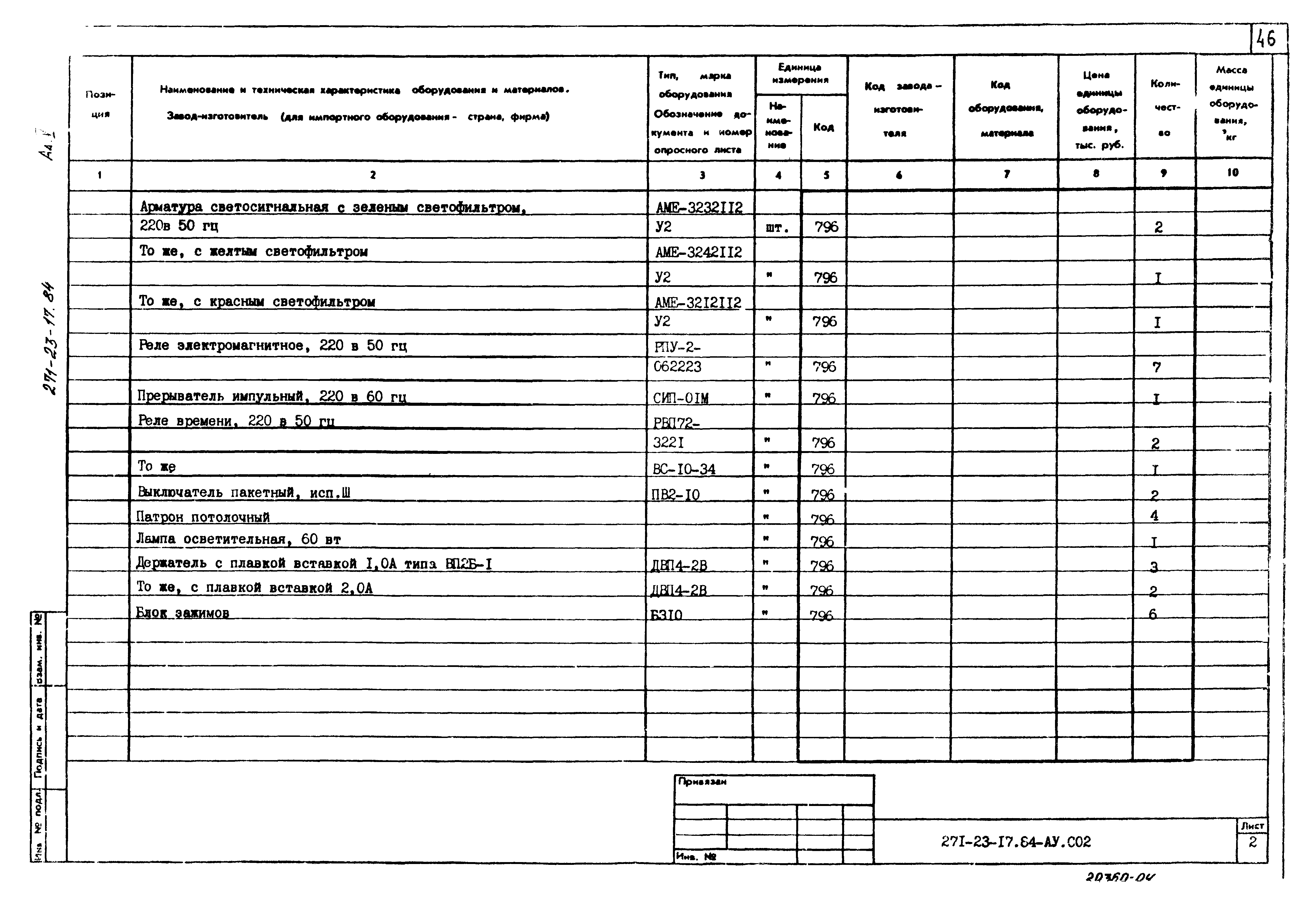 Типовой проект 271-23-17.84