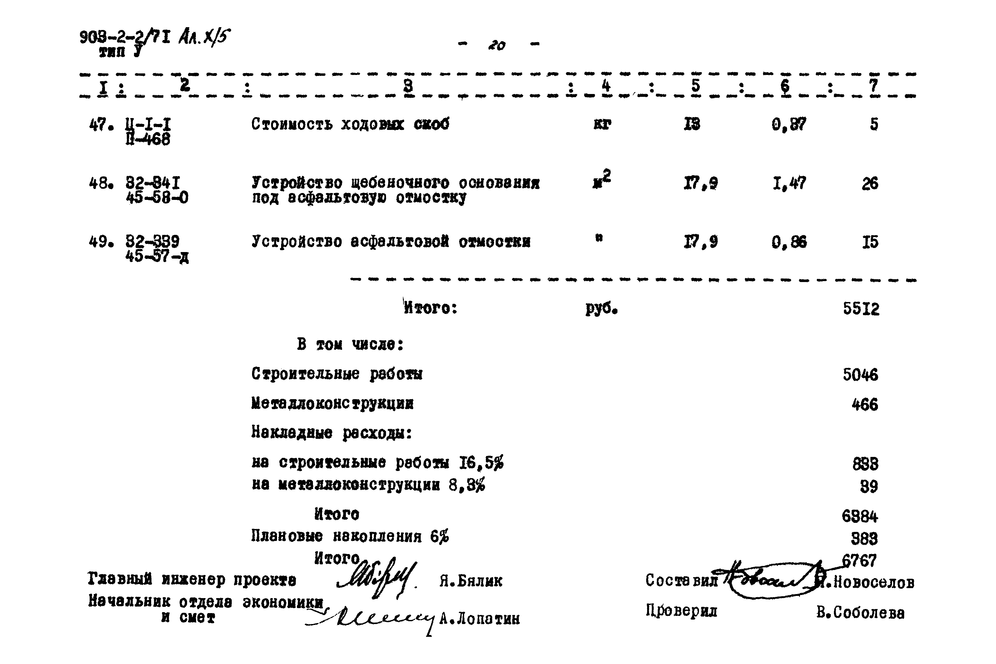 Типовой проект 903-2-2/71