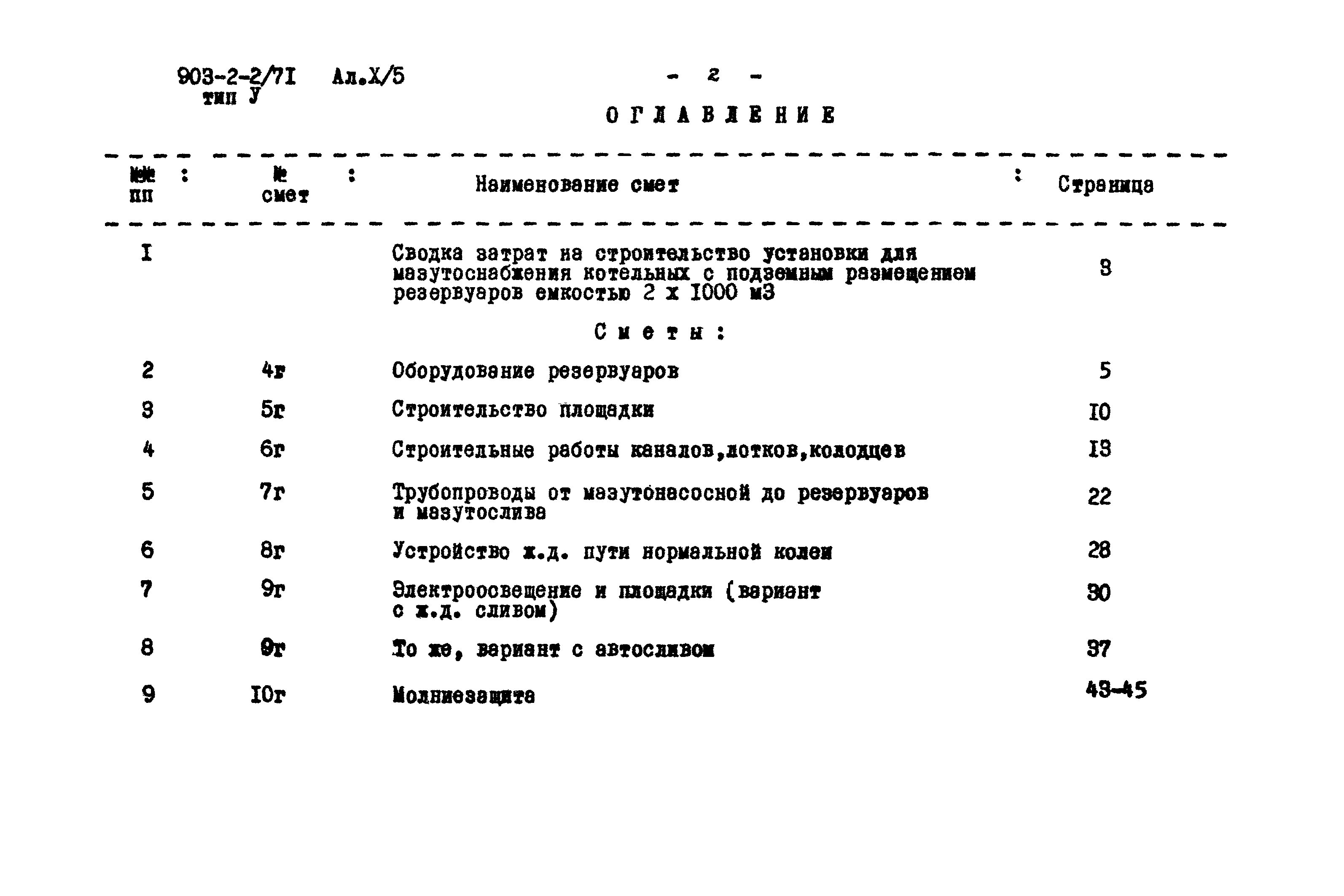 Типовой проект 903-2-2/71