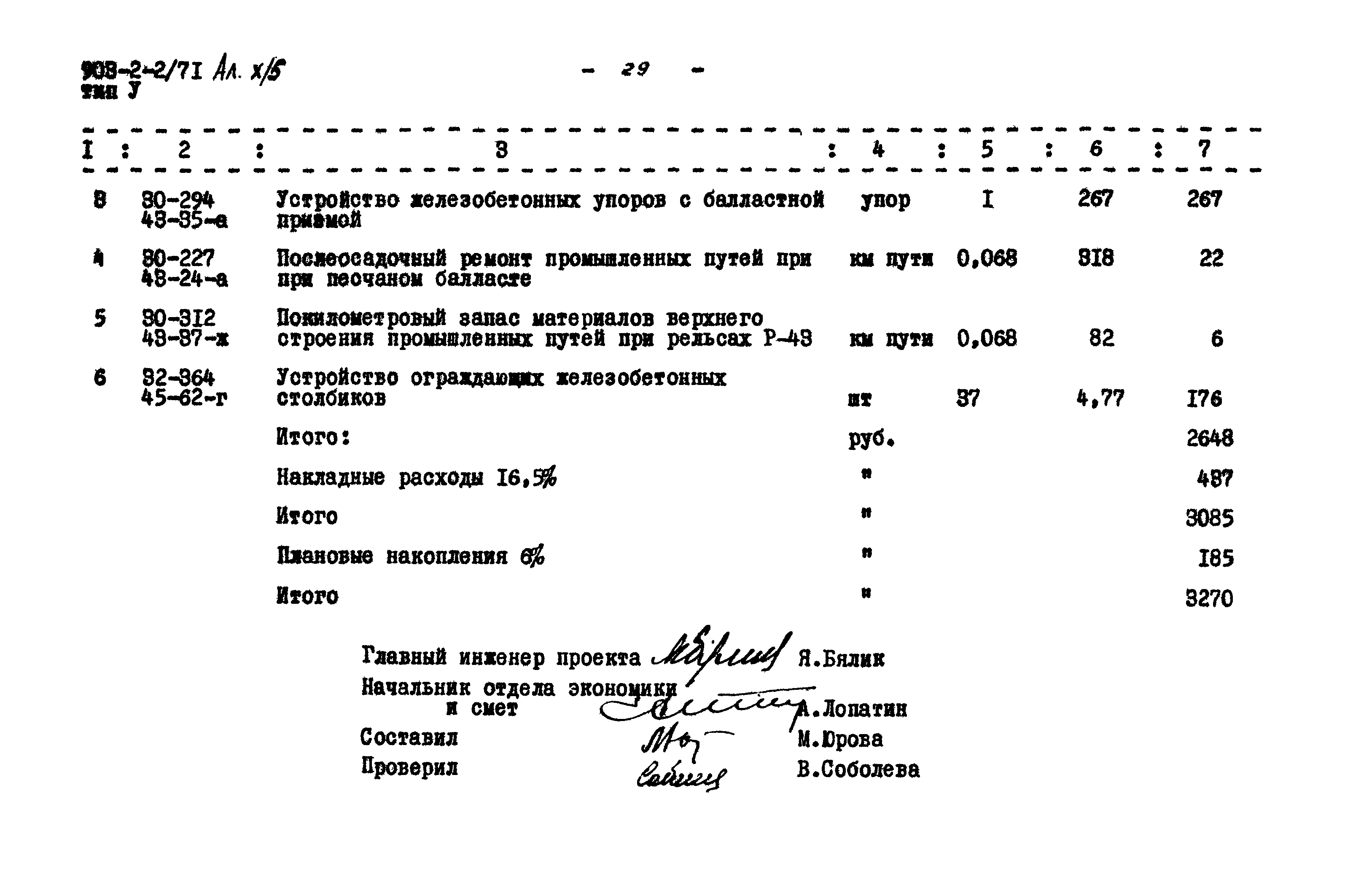 Типовой проект 903-2-2/71