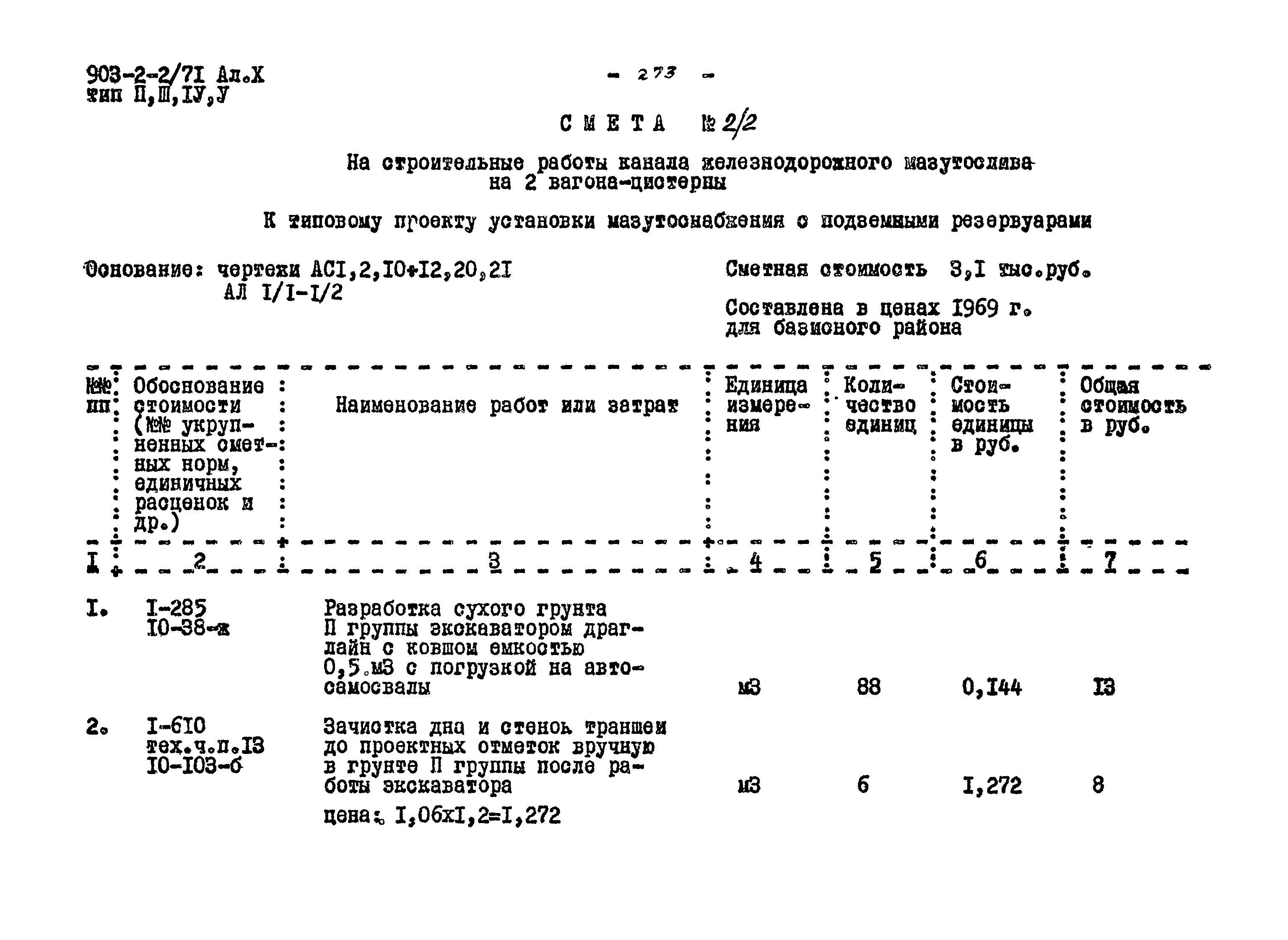 Типовой проект 903-2-2/71
