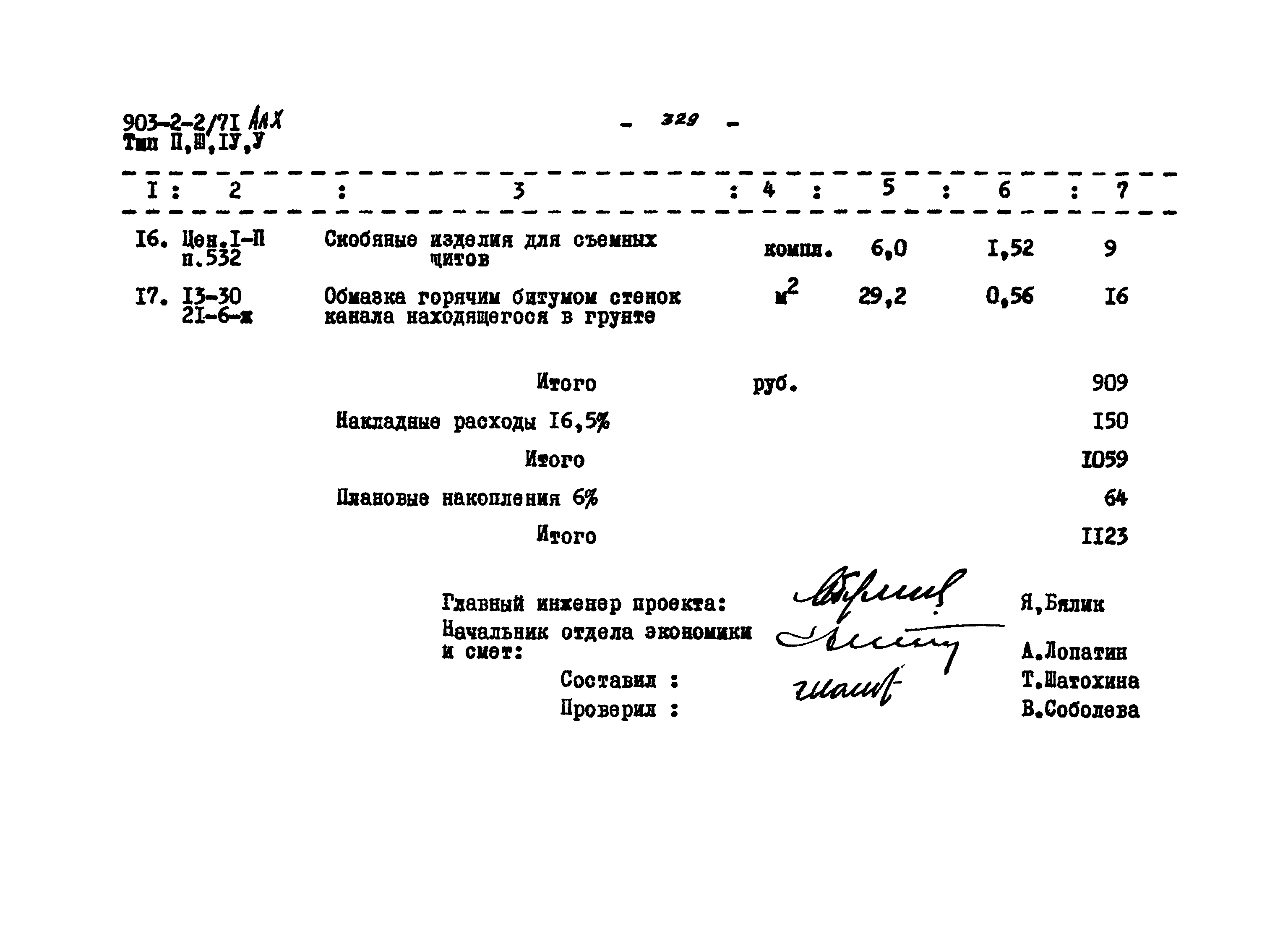 Типовой проект 903-2-2/71