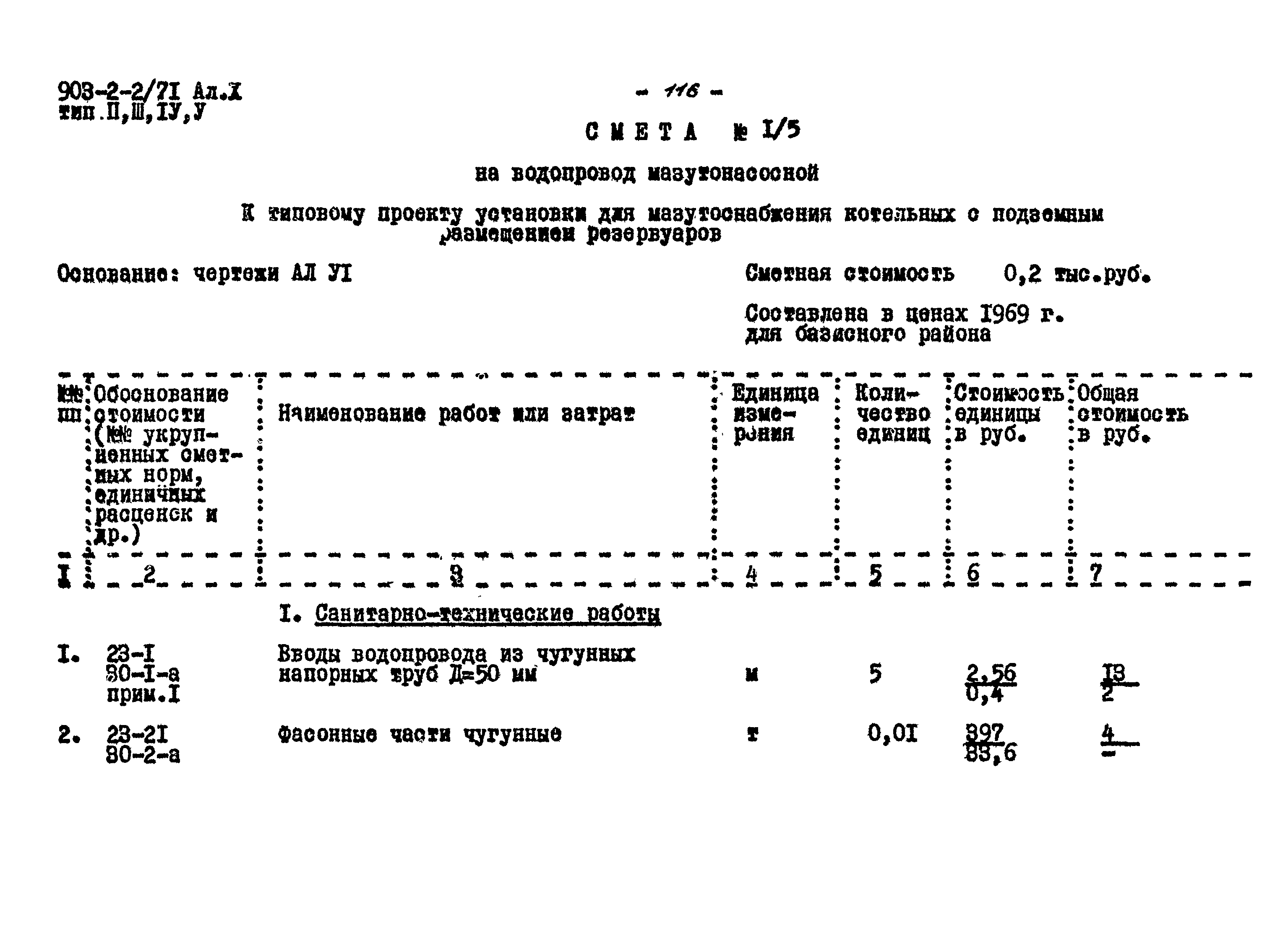 Типовой проект 903-2-2/71