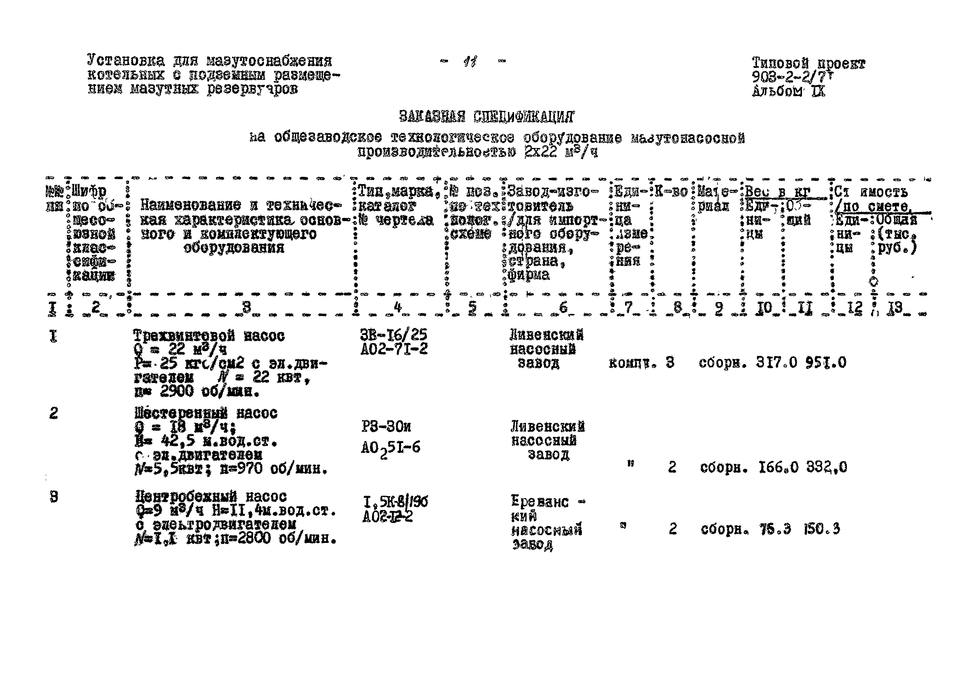 Типовой проект 903-2-2/71