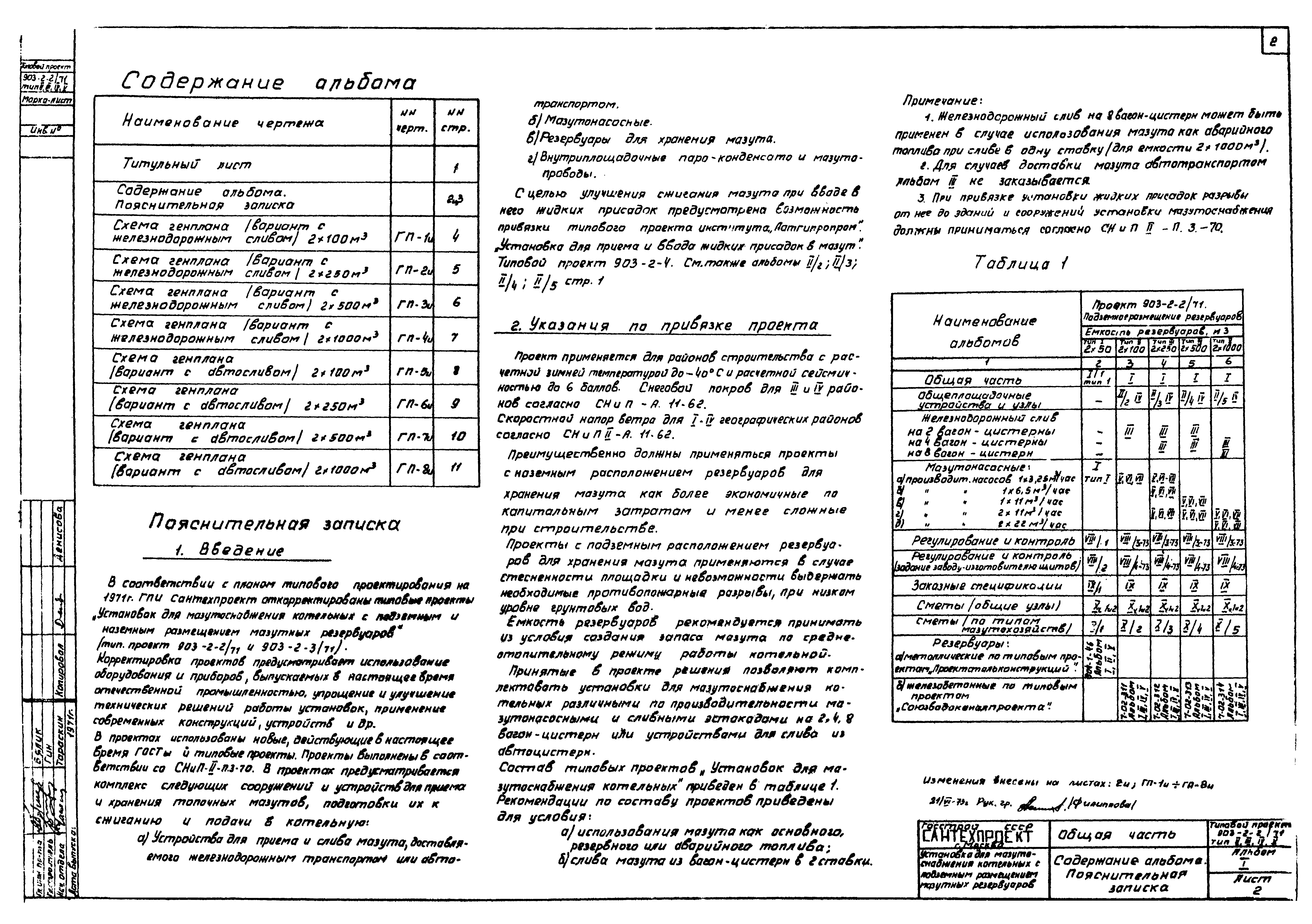 Типовой проект 903-2-2/71