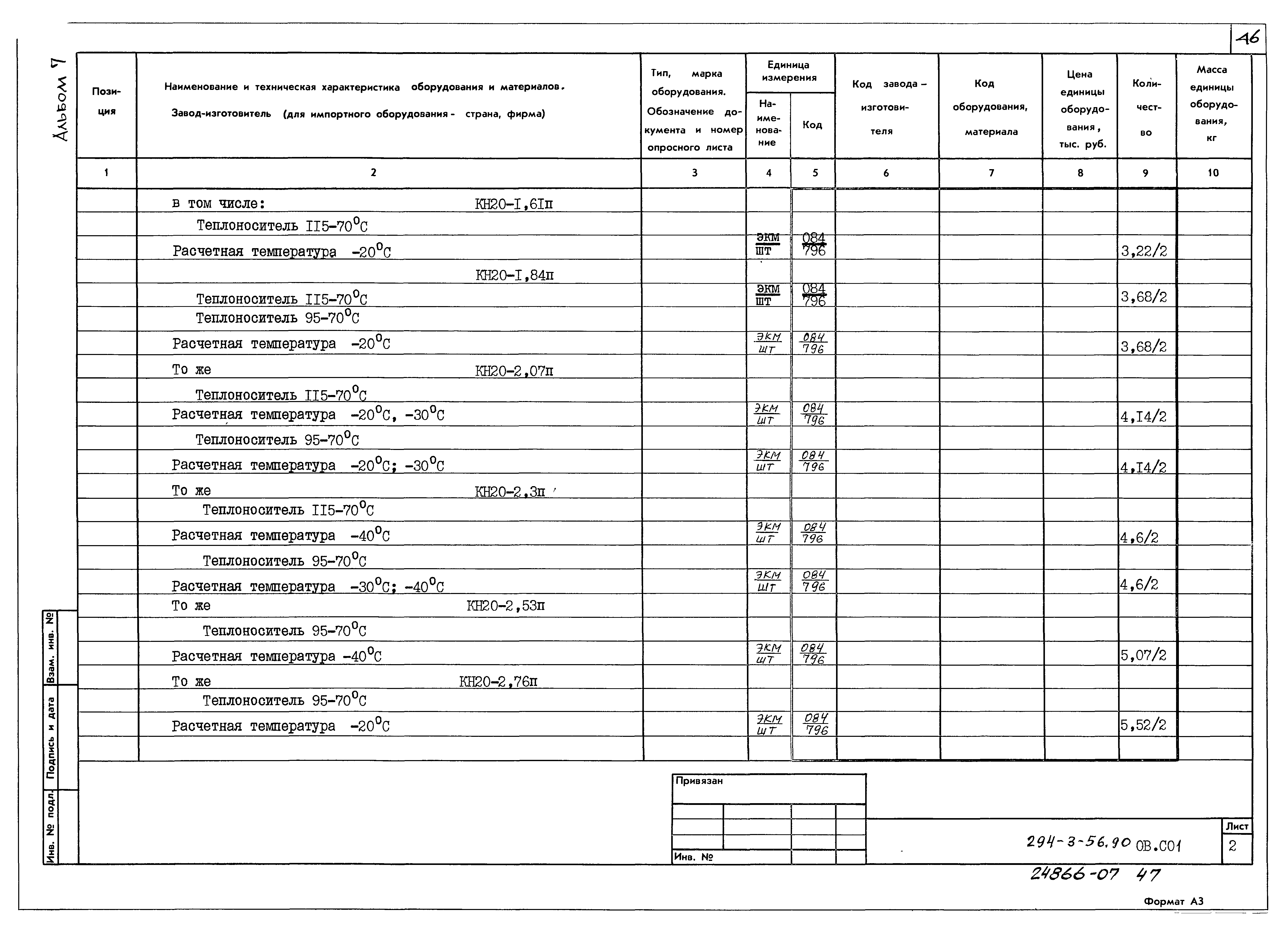 Типовой проект 294-3-56.90