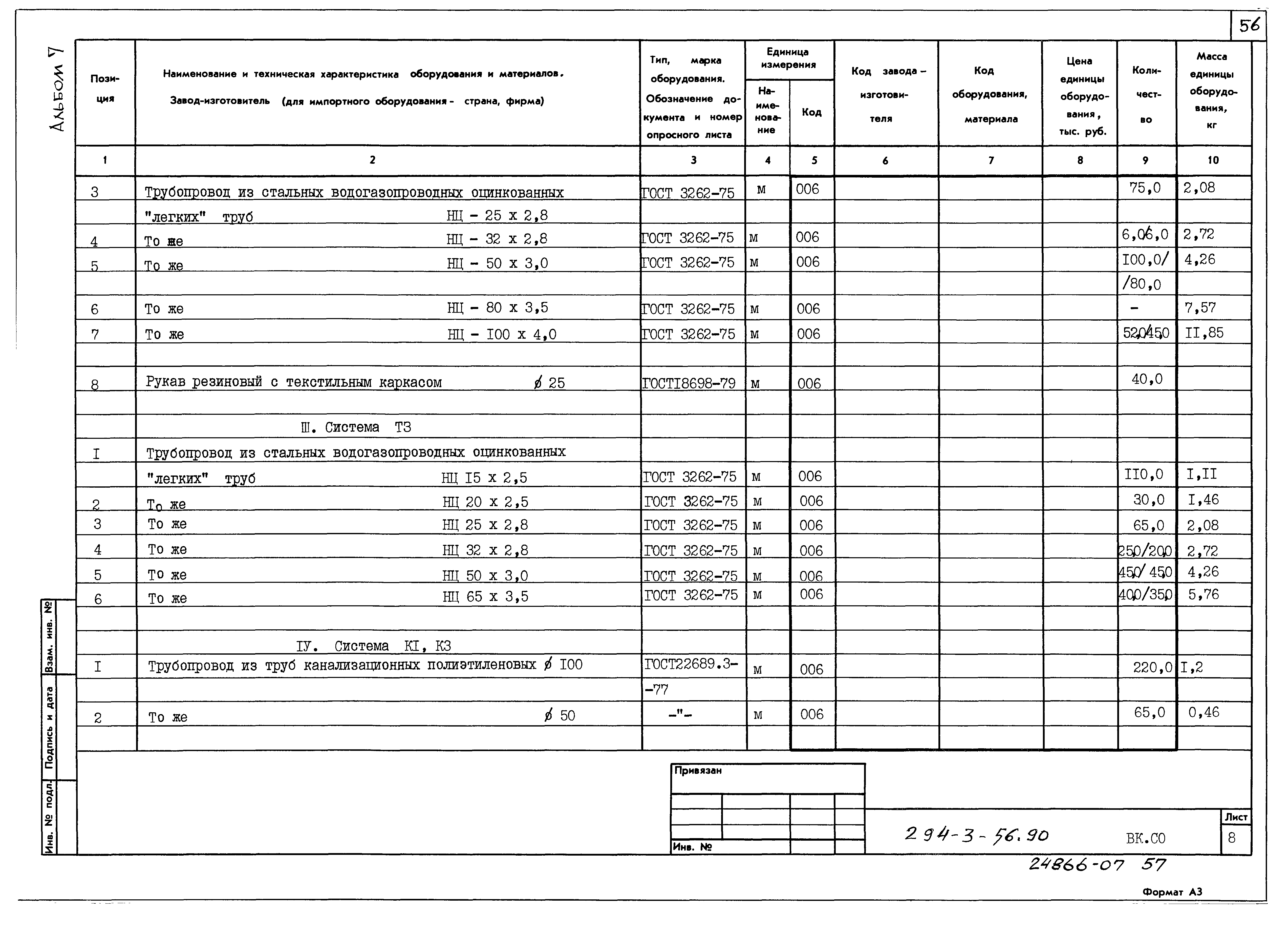 Типовой проект 294-3-56.90