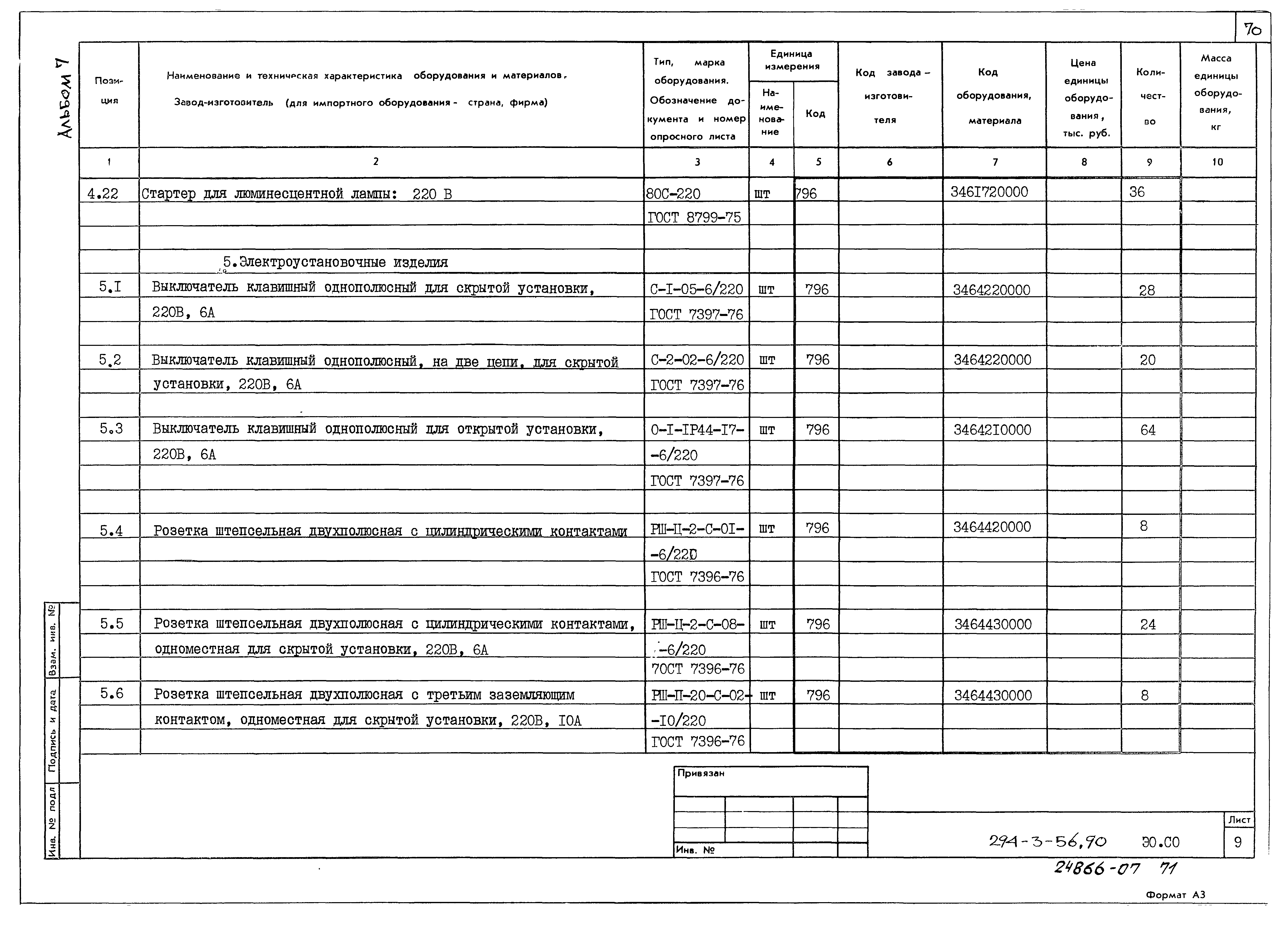 Типовой проект 294-3-56.90