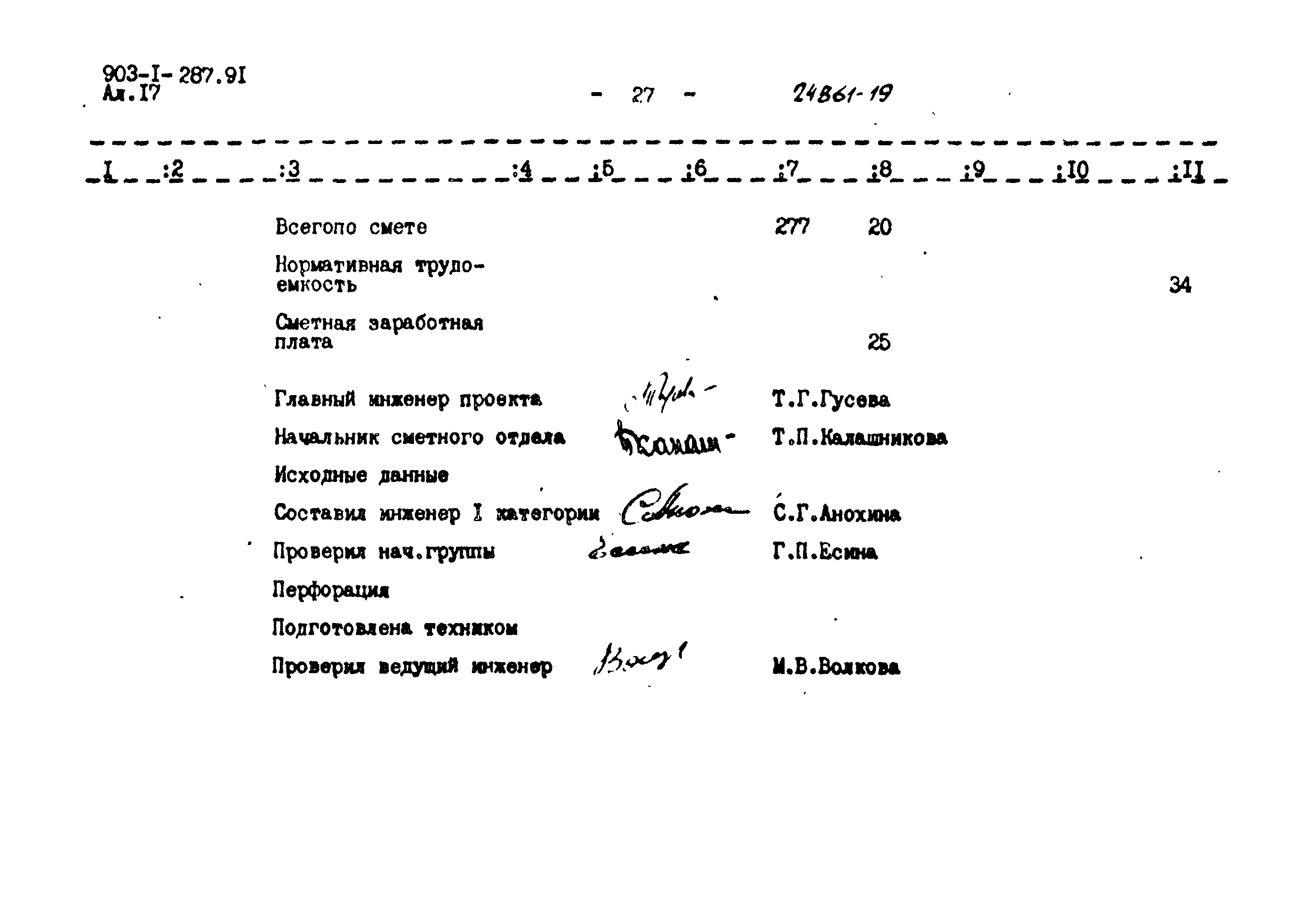 Типовой проект 903-1-287.91