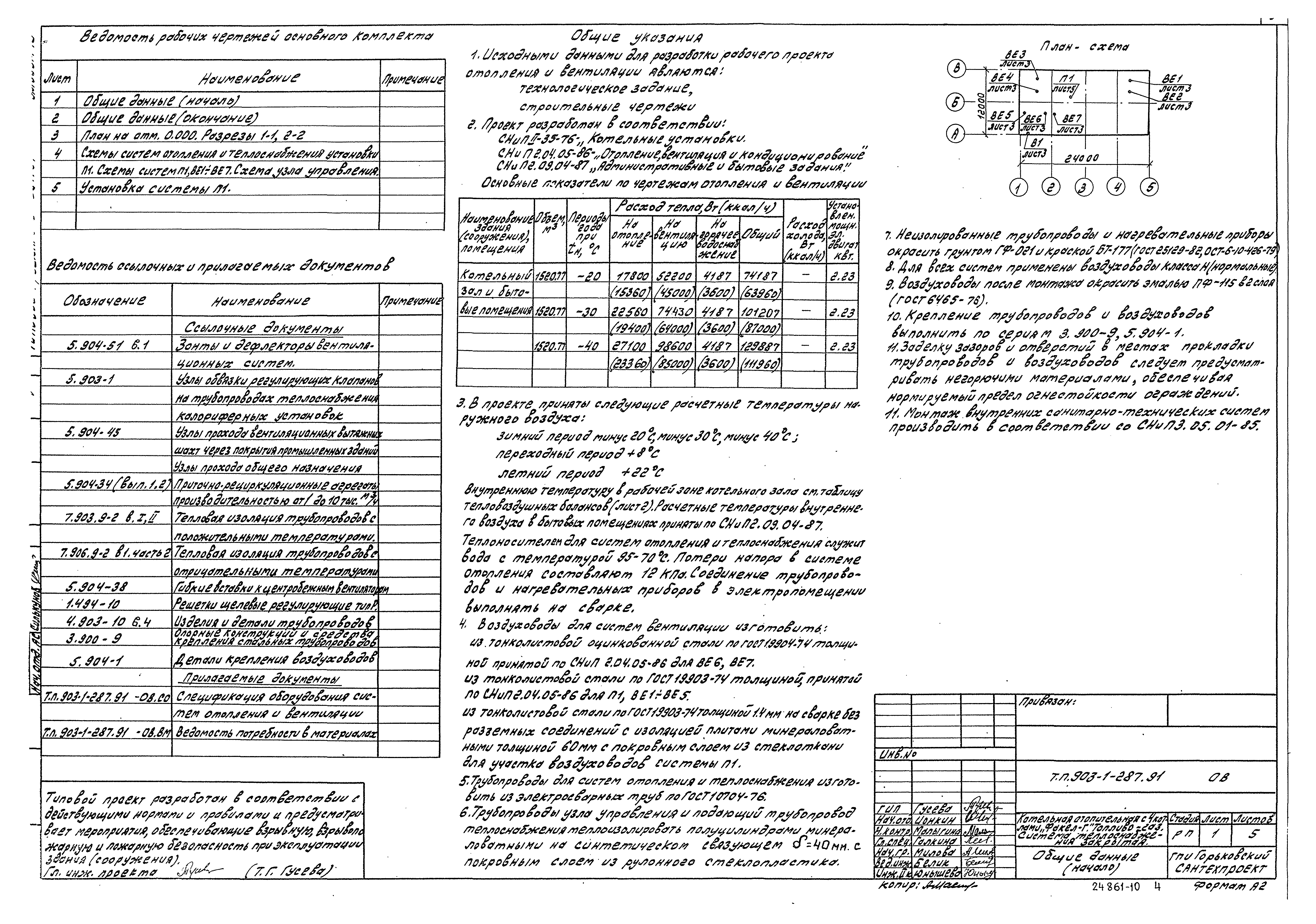 Типовой проект 903-1-287.91