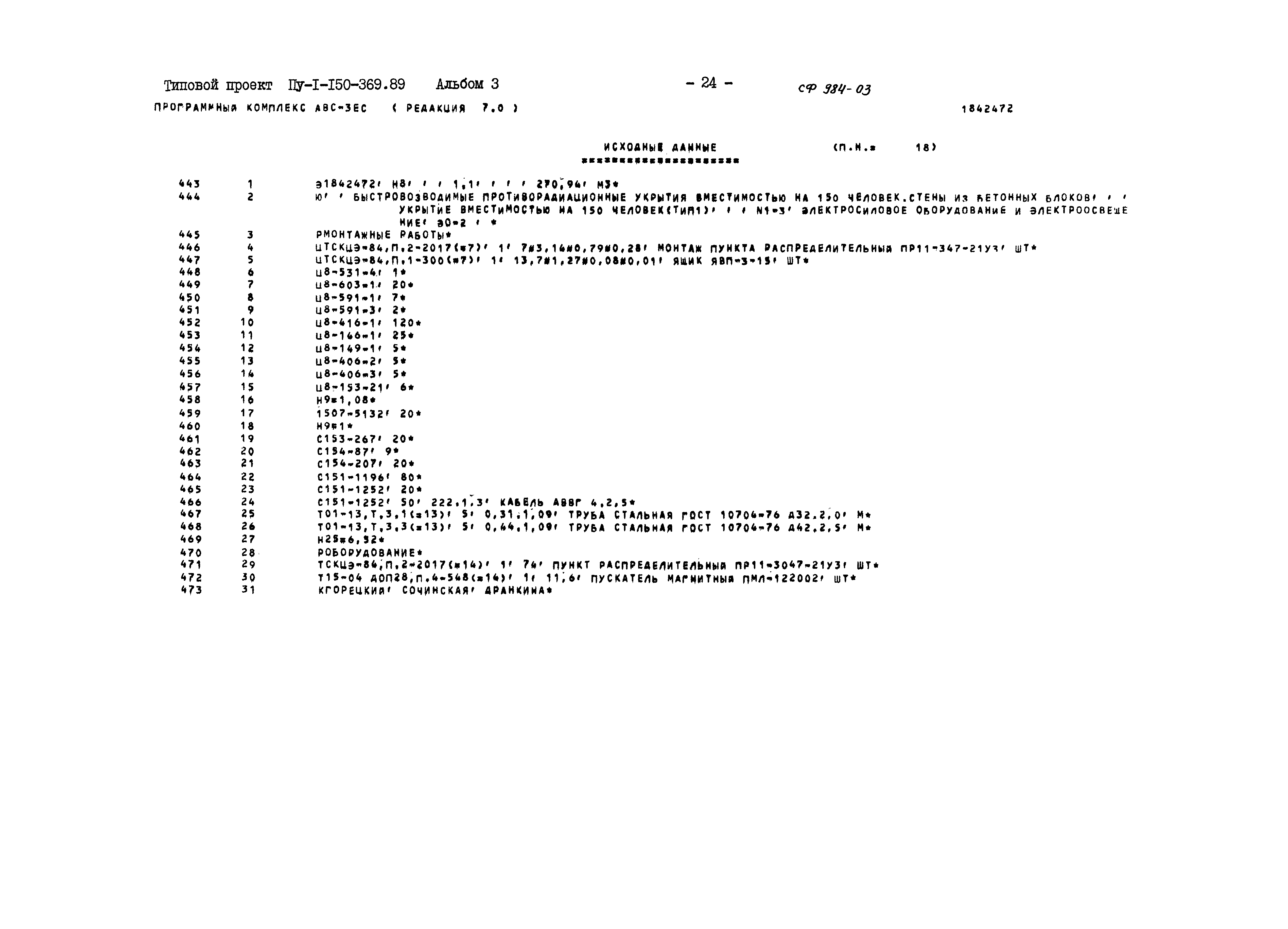 Типовой проект Пу-1-150-369.89