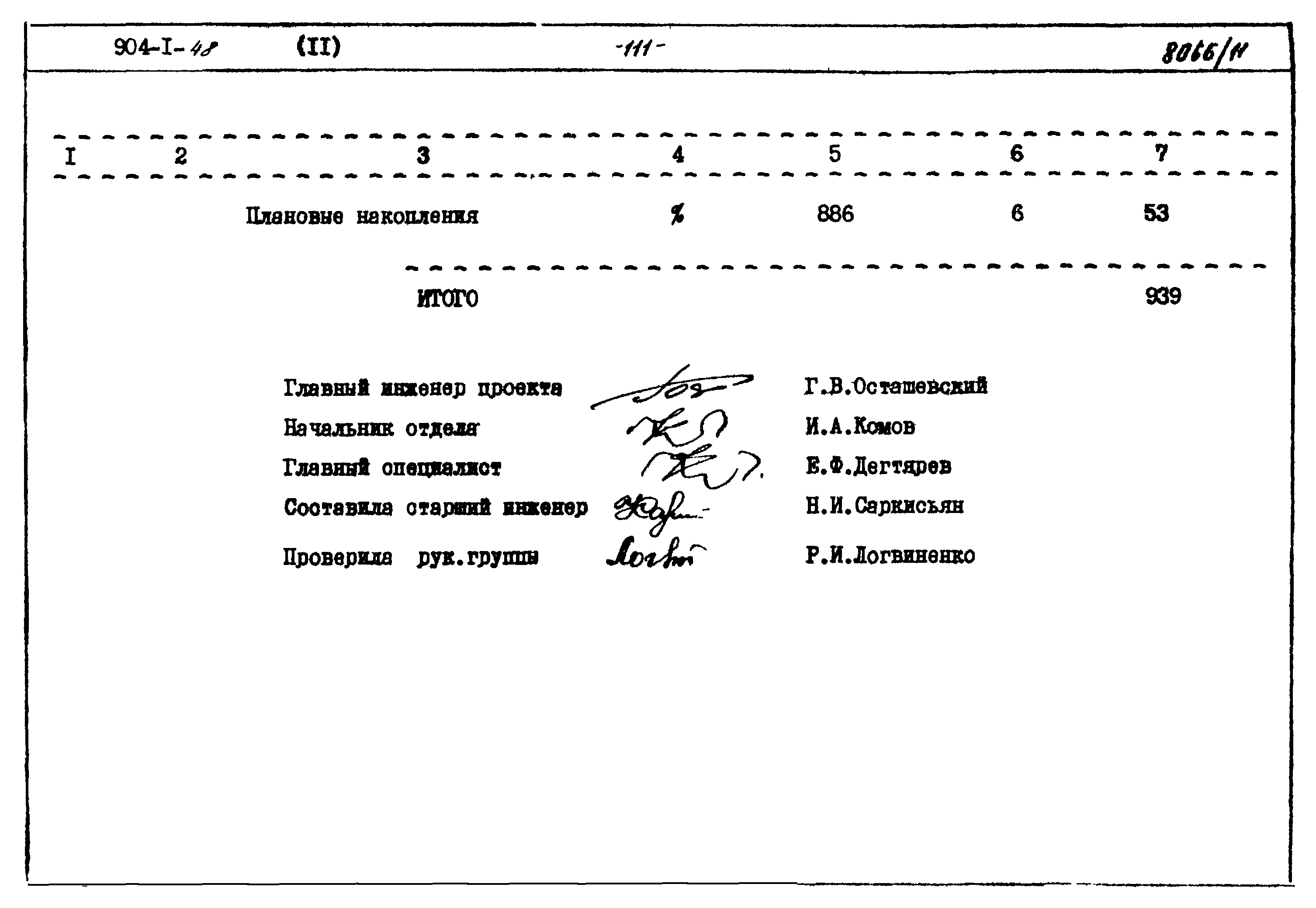 Типовой проект 904-1-48