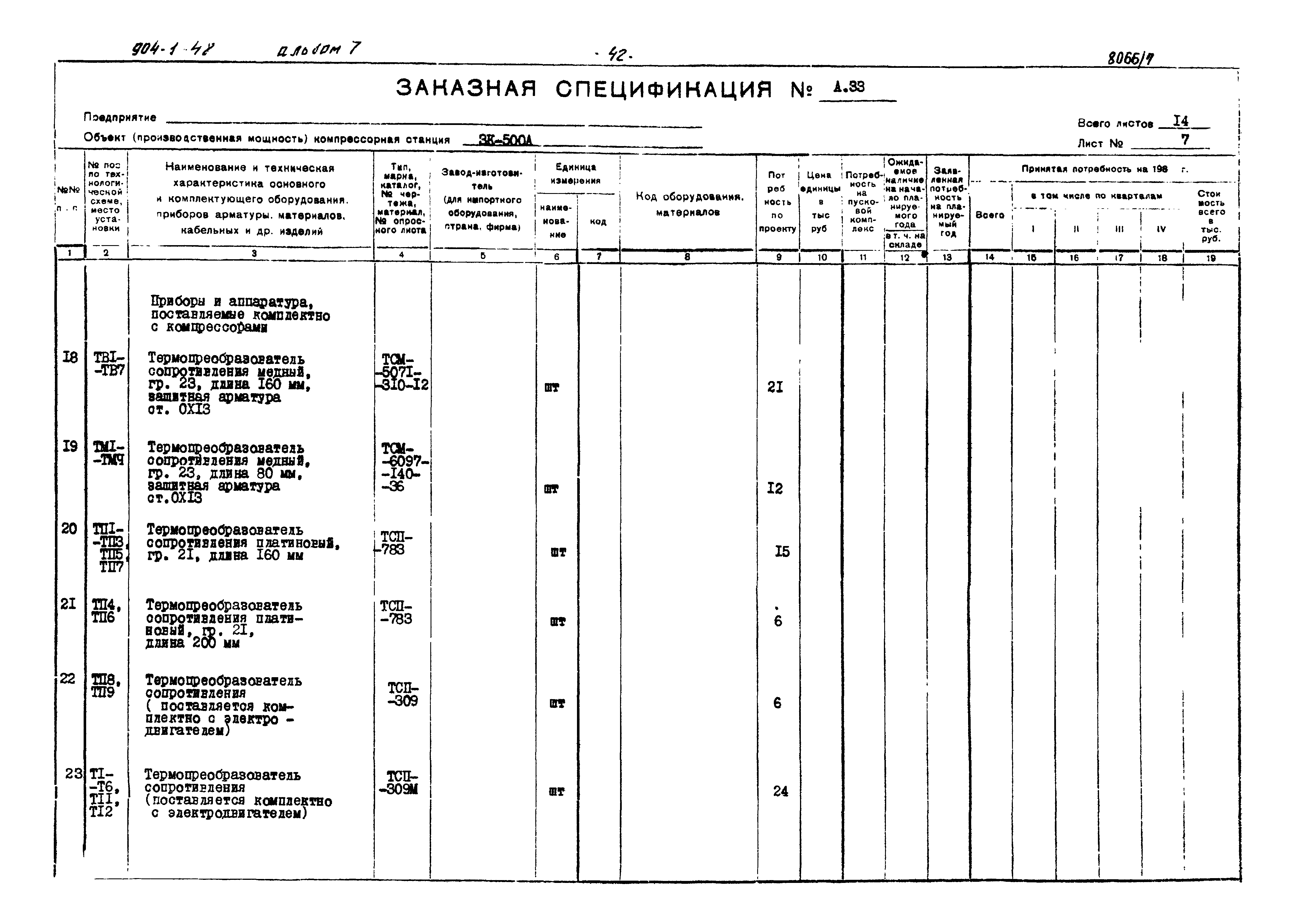 Типовой проект 904-1-48