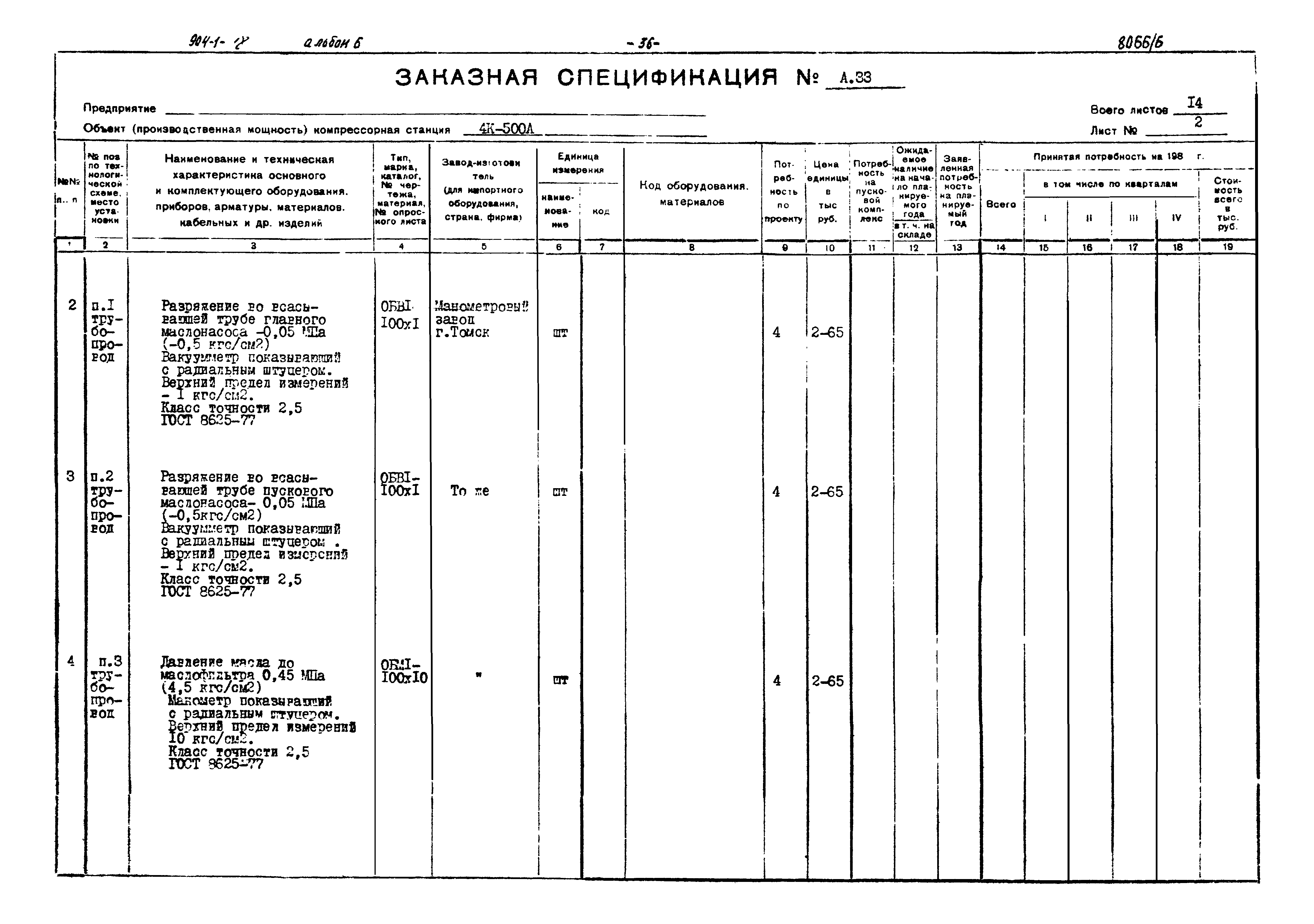 Типовой проект 904-1-48