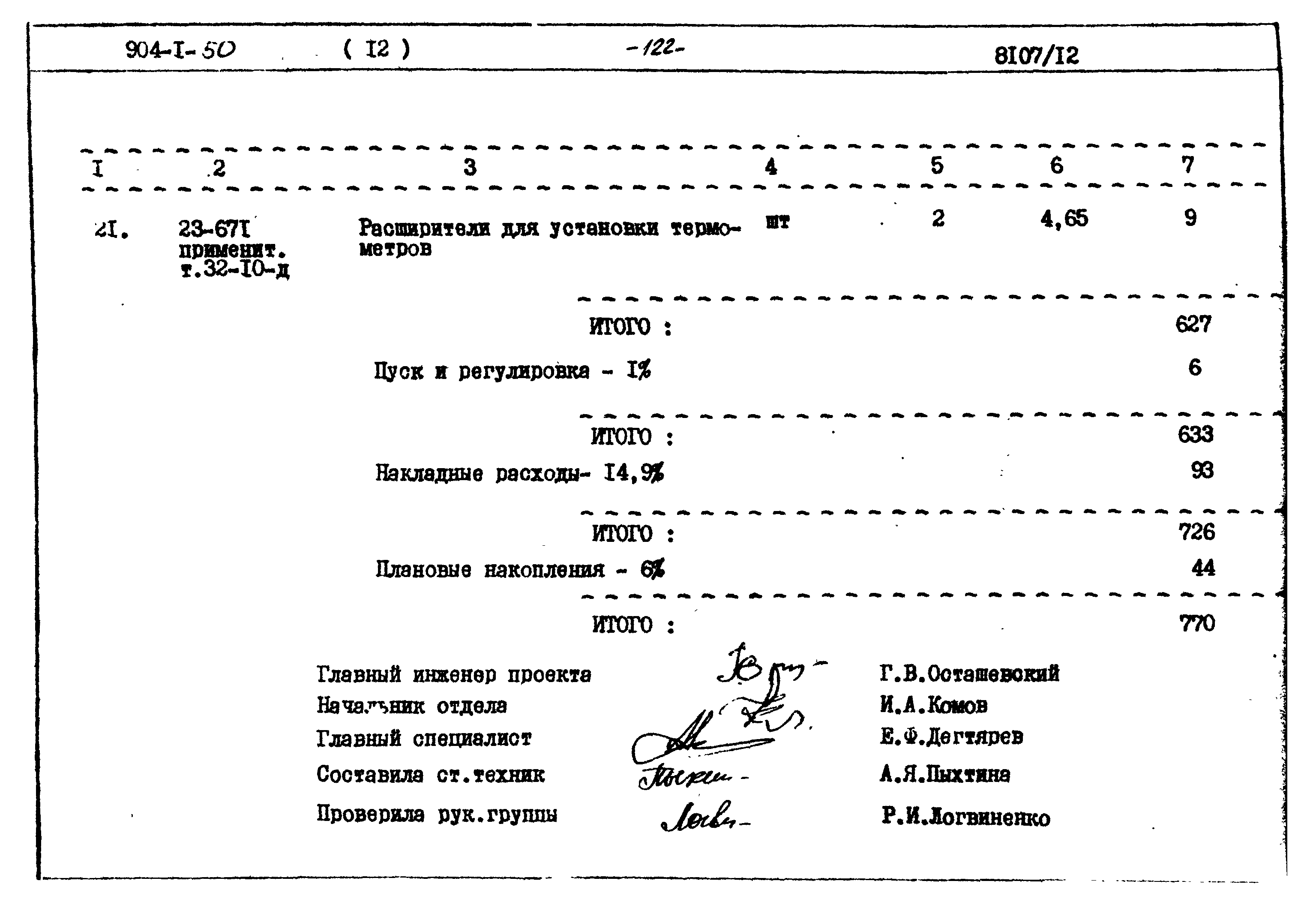 Типовой проект 904-1-50