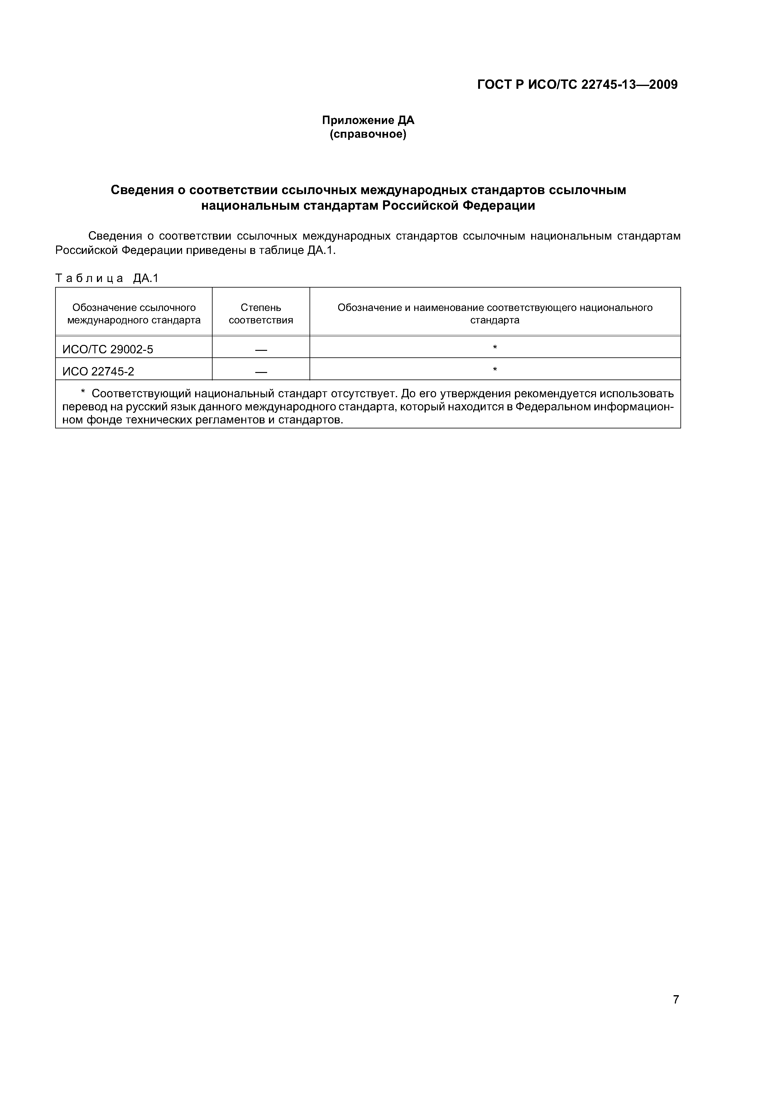 ГОСТ Р ИСО/ТС 22745-13-2009